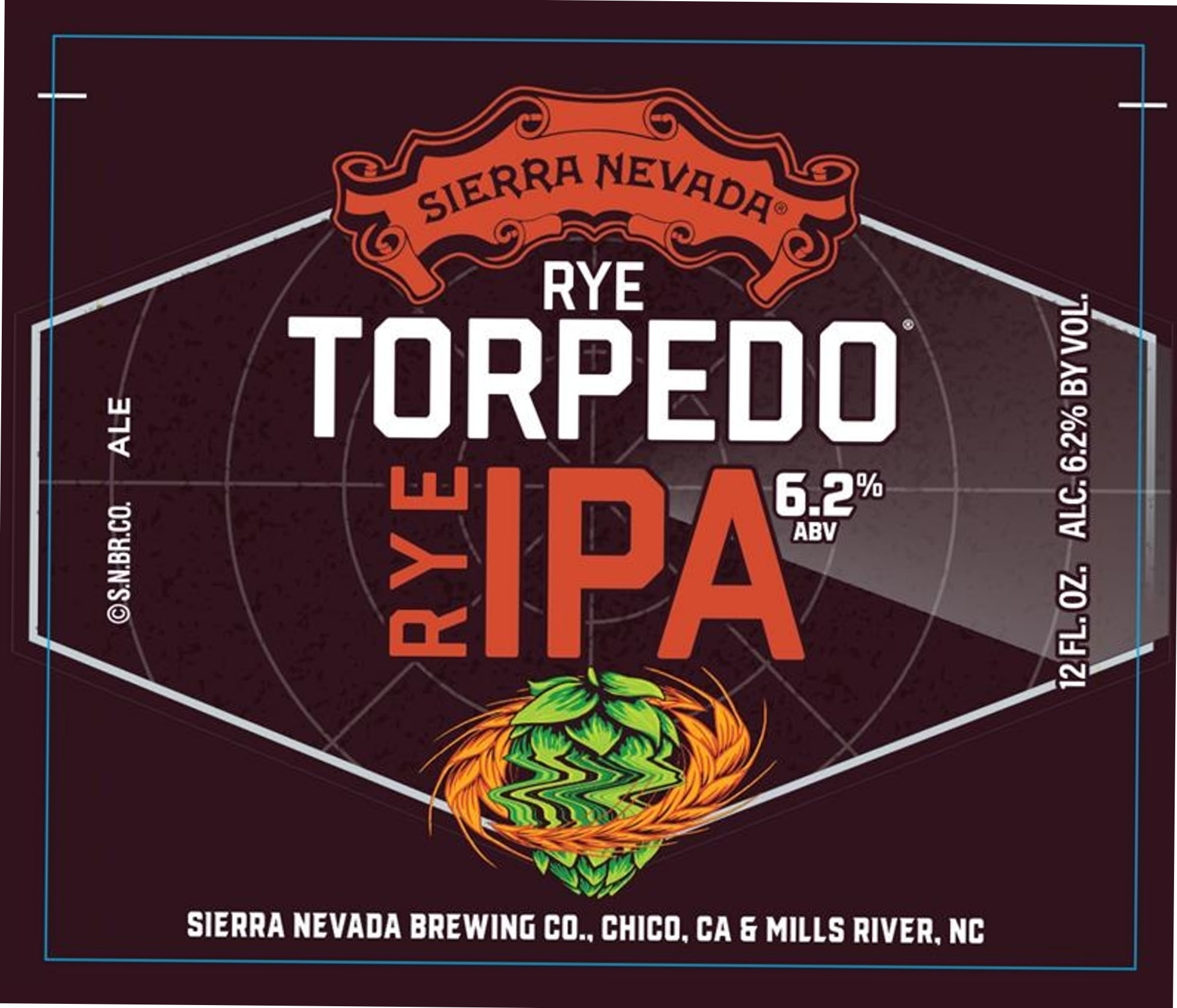 Rye Torpedo by Sierra Nevada Brewing Co. - beer label