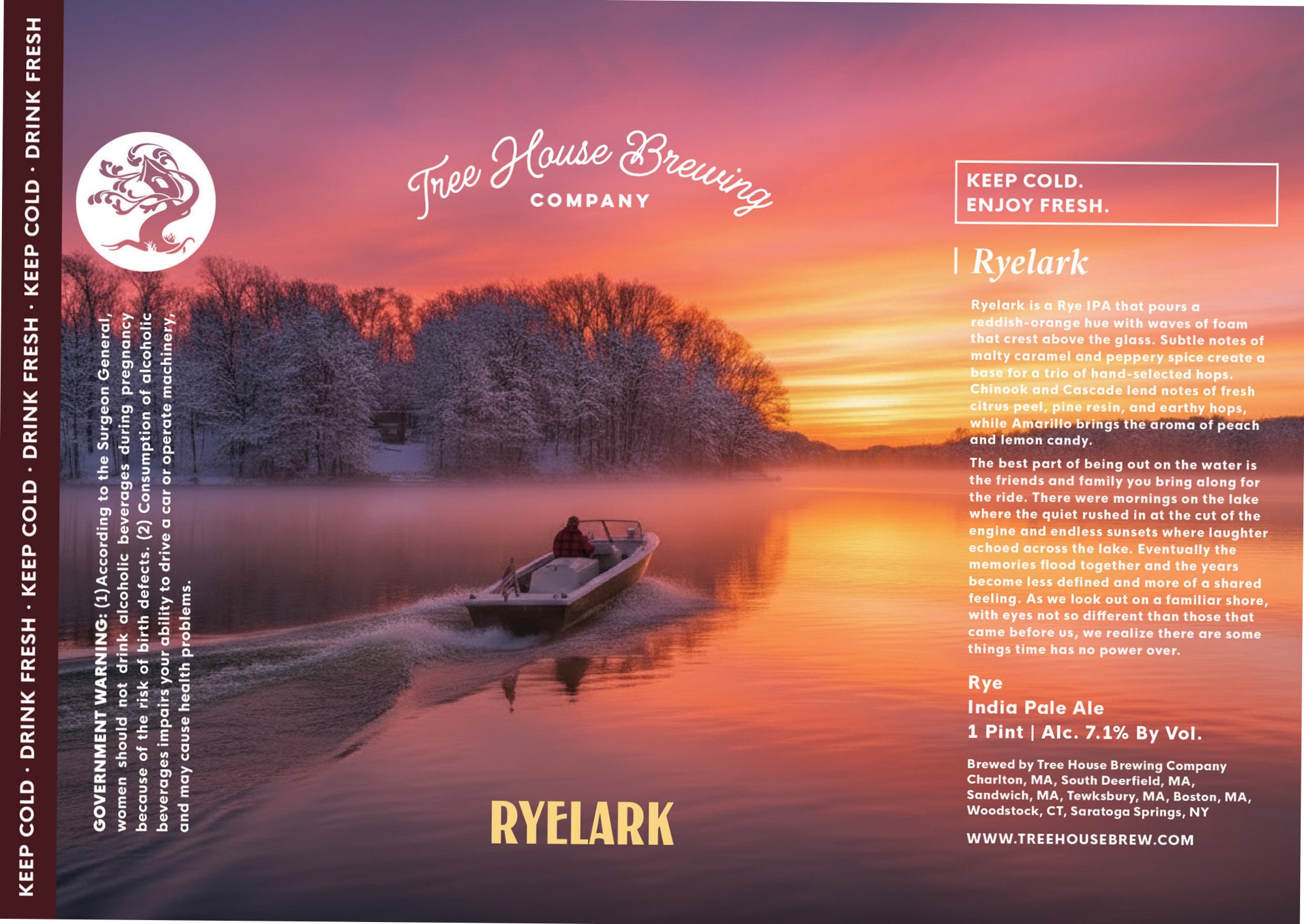 RYELARK - beer label
