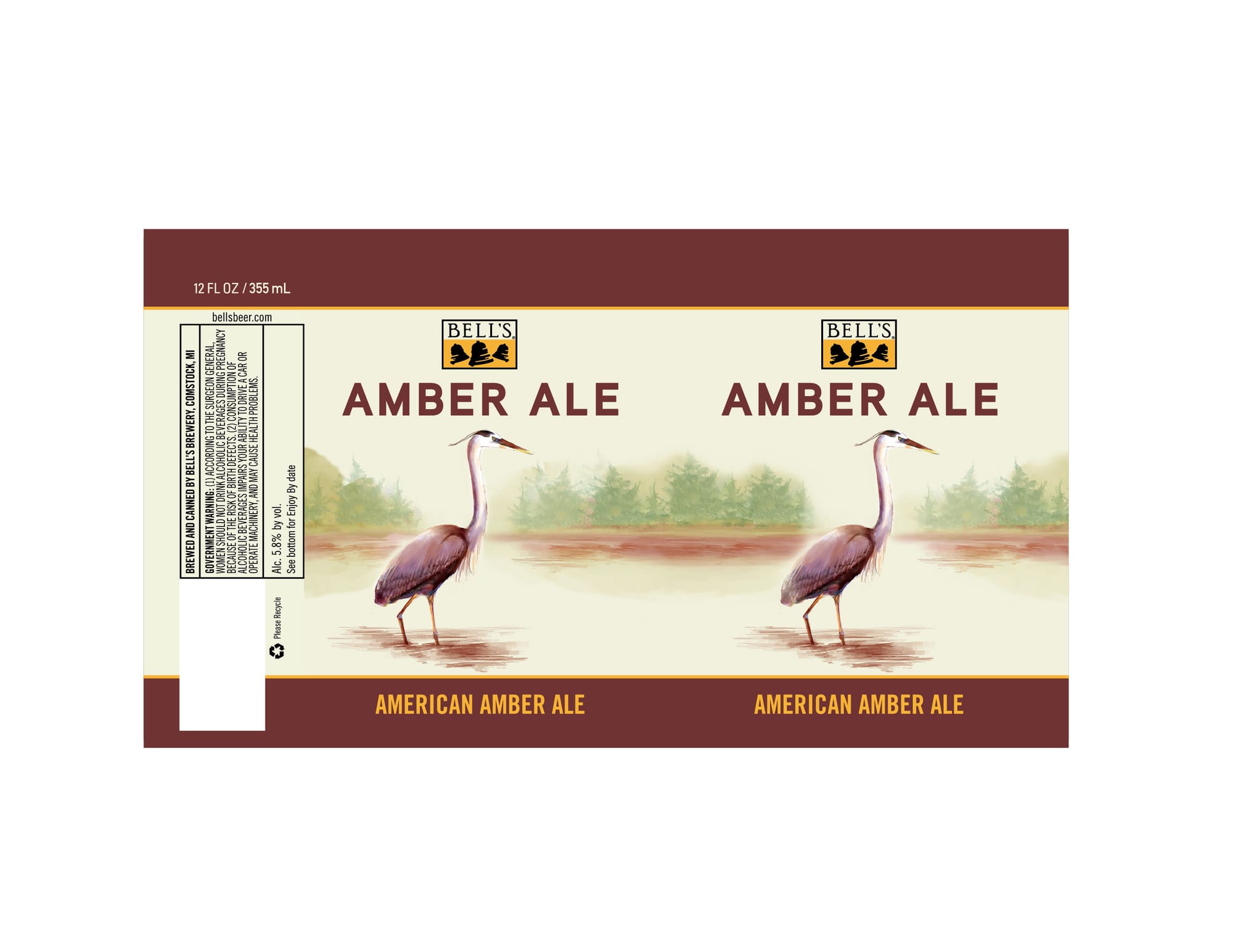 Amber Ale by Bell's - beer label