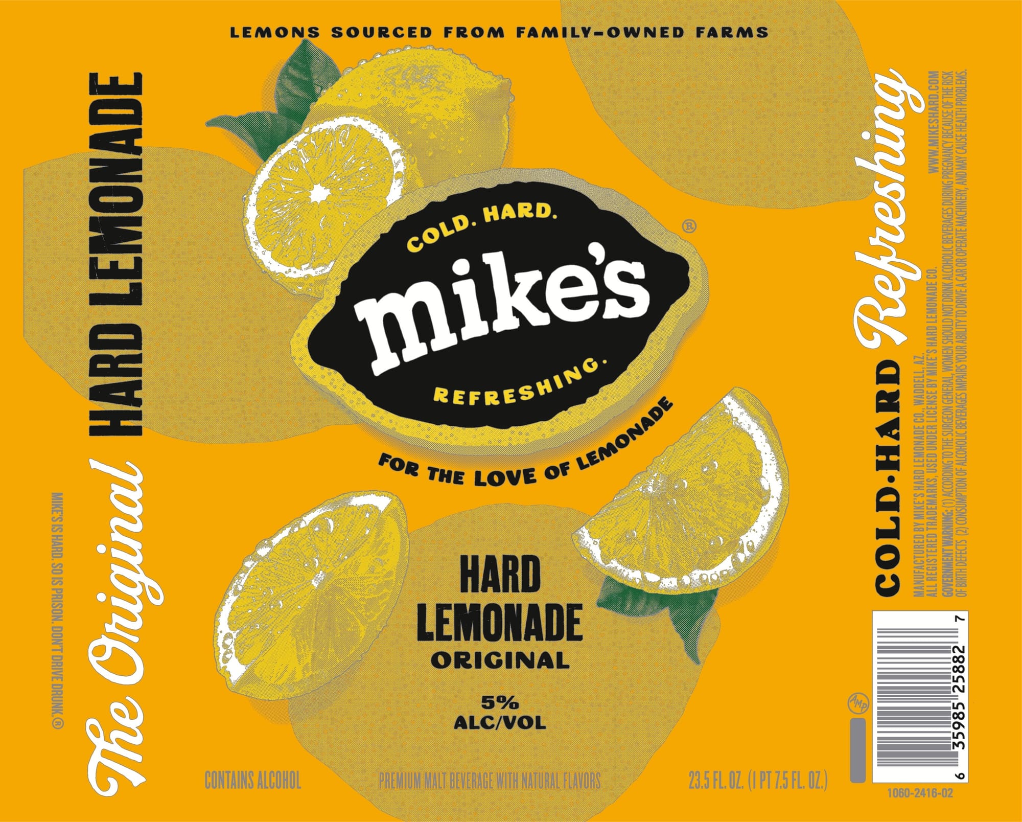 Mike’s Hard Lemonade Original by Mike's Hard Lemonade Co. - beer label