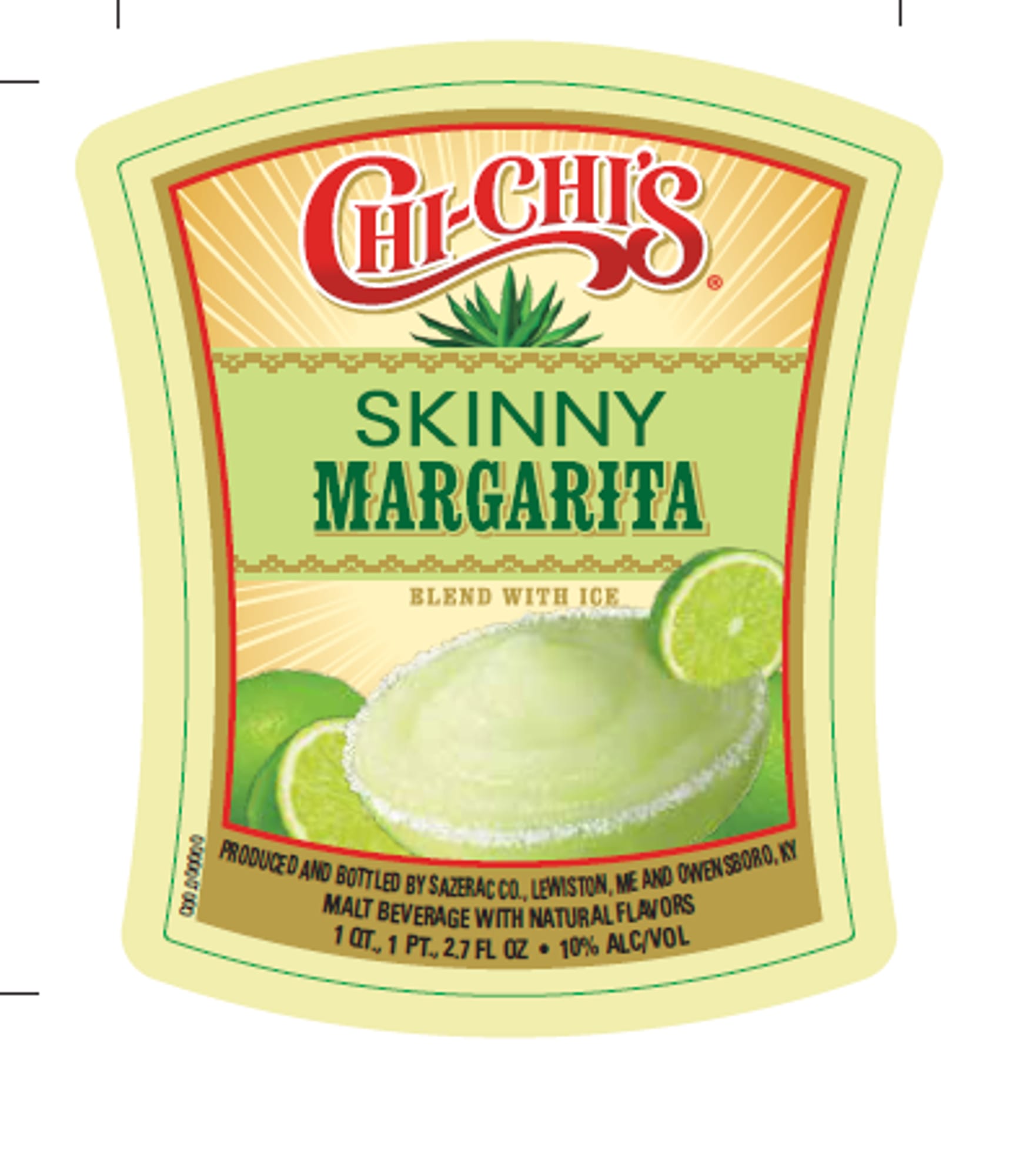 Chi-Chi’s Skinny Margarita by Sazerac Co. - beer label