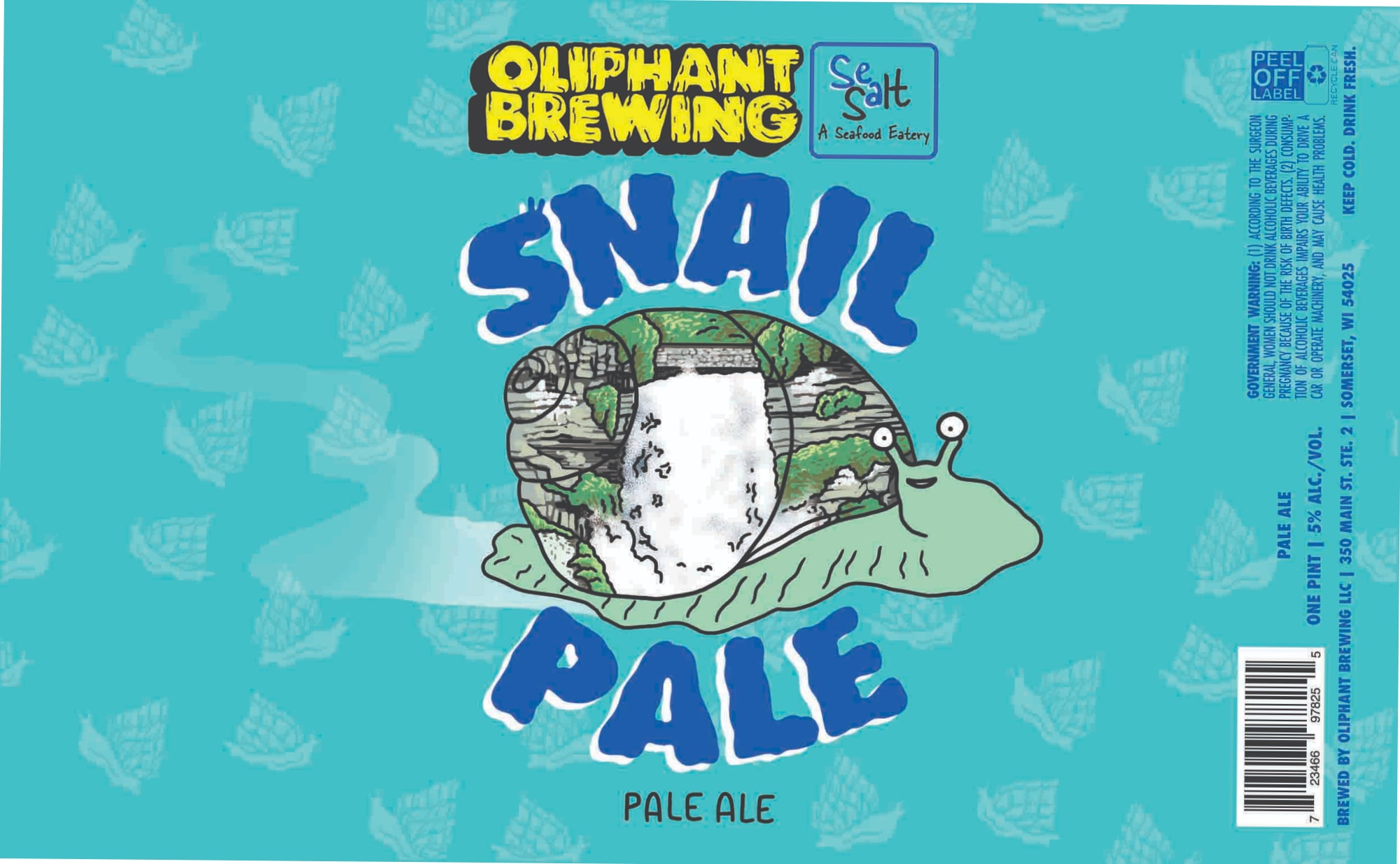 Salt by Oliphaunt Brewing - beer label