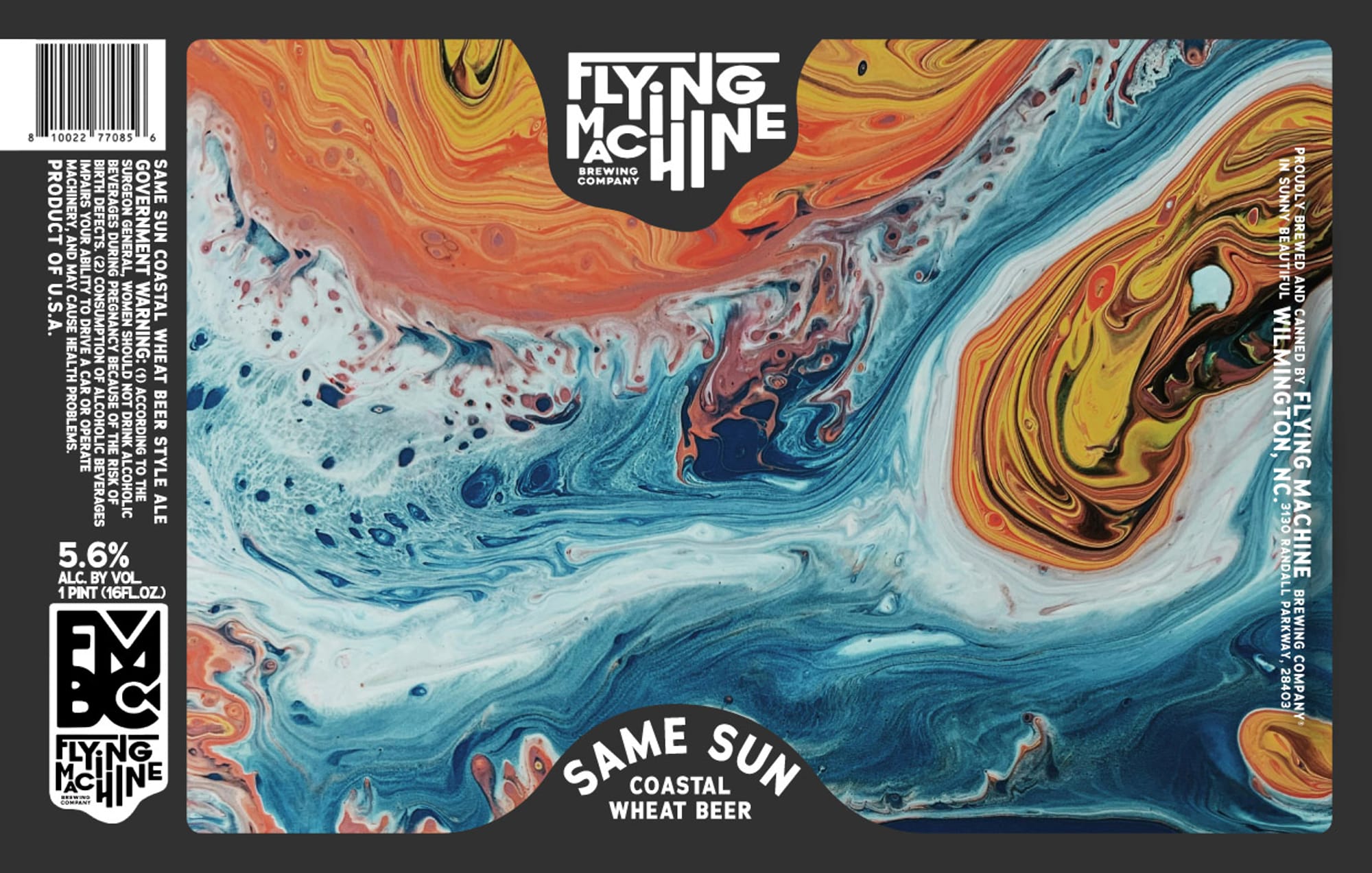 Same Sun by Flying Machine Brewing Company - beer label