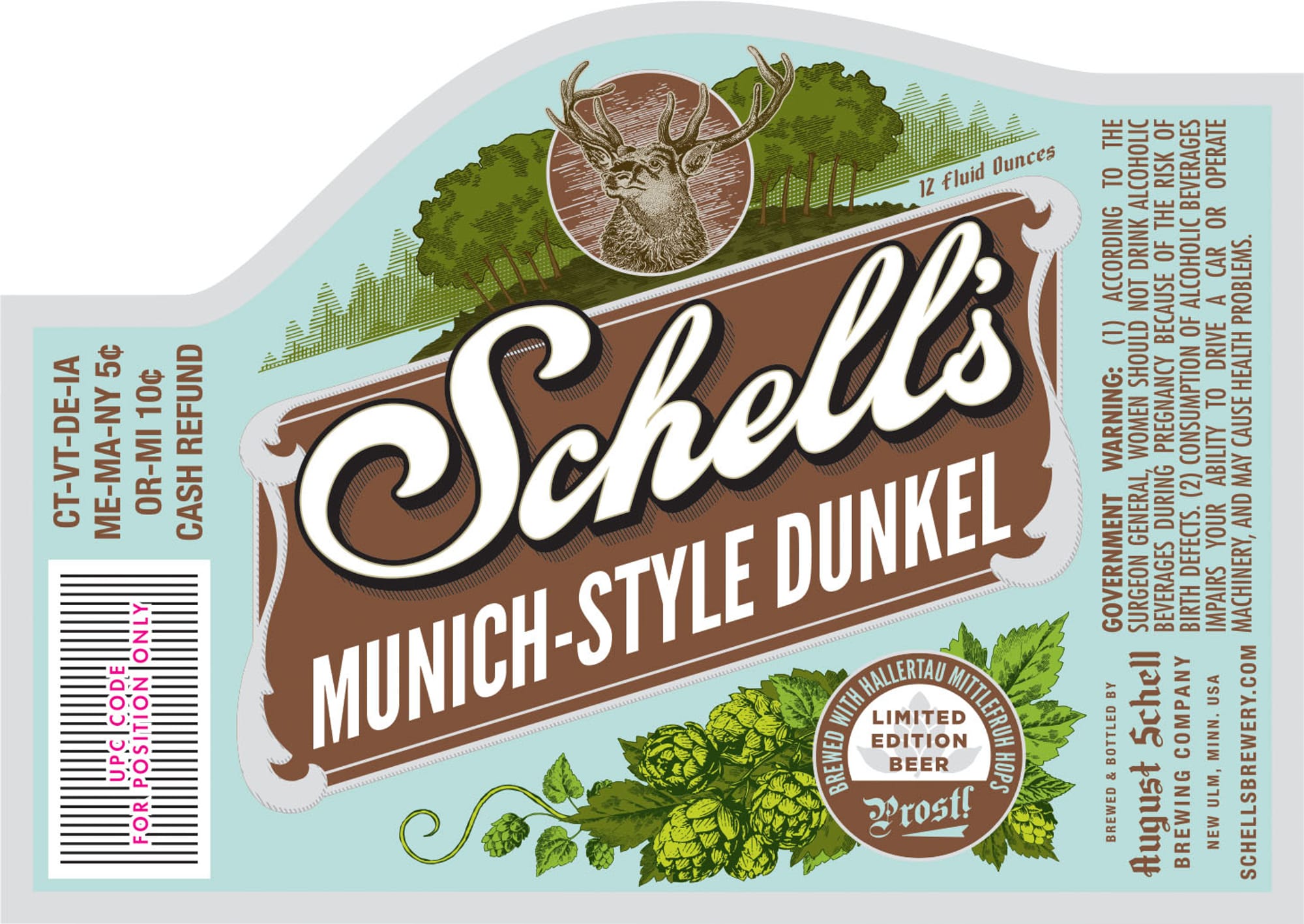 Schell's Munich-Style Dunkel by August Schell Brewing Company - beer label