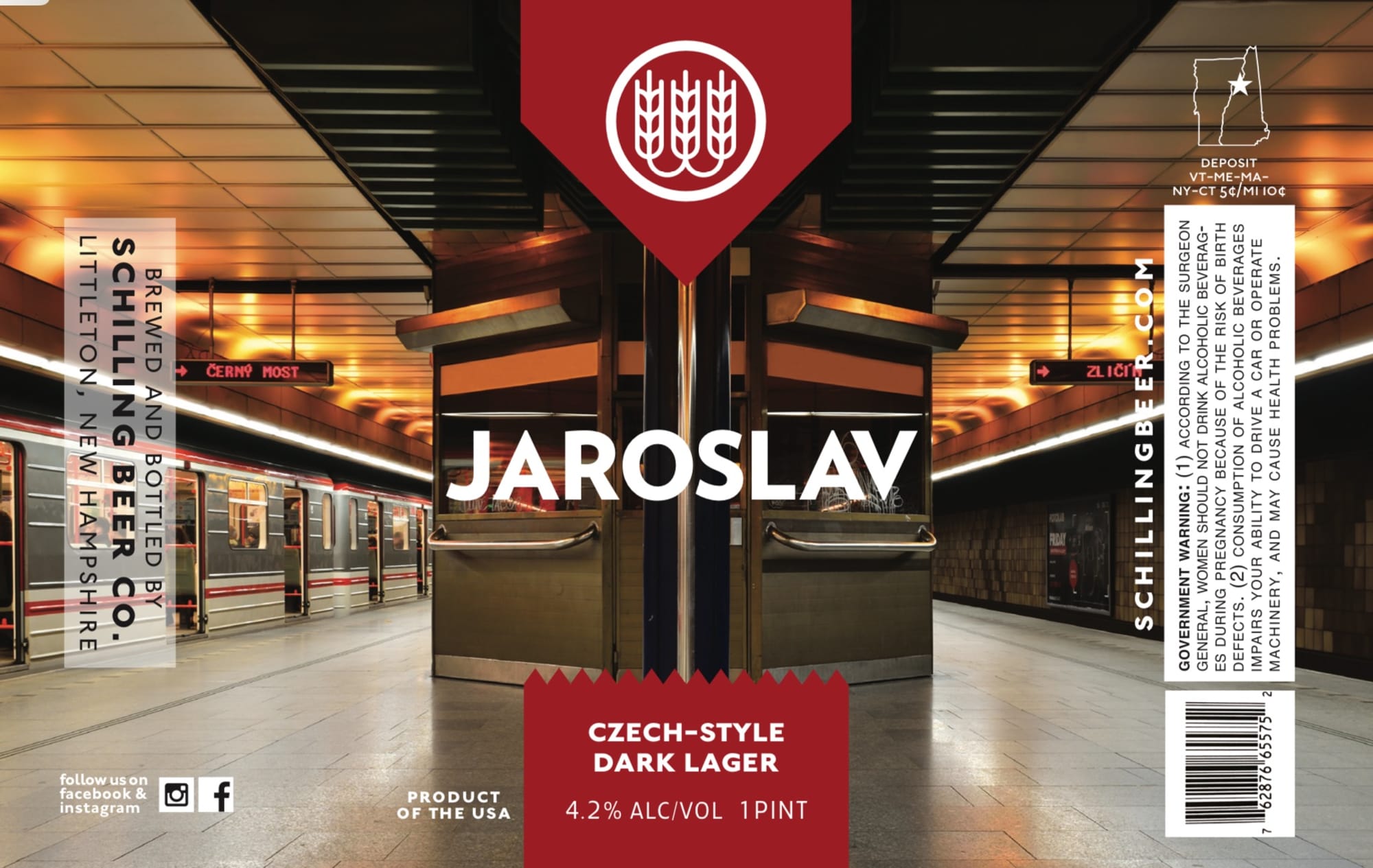 Jaroslav by Schilling Beer Co. - beer label