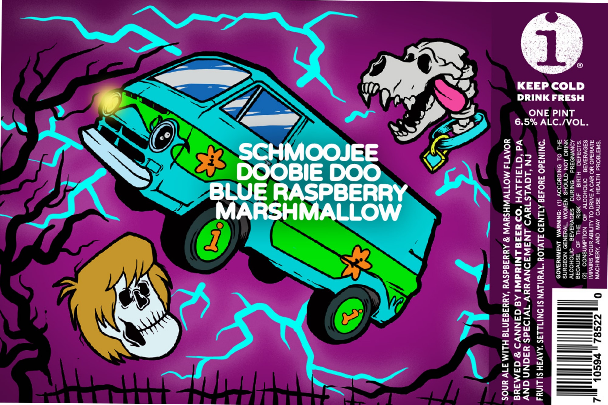 Schmoojee Doobie Doo by Imprint Beer Co. - beer label