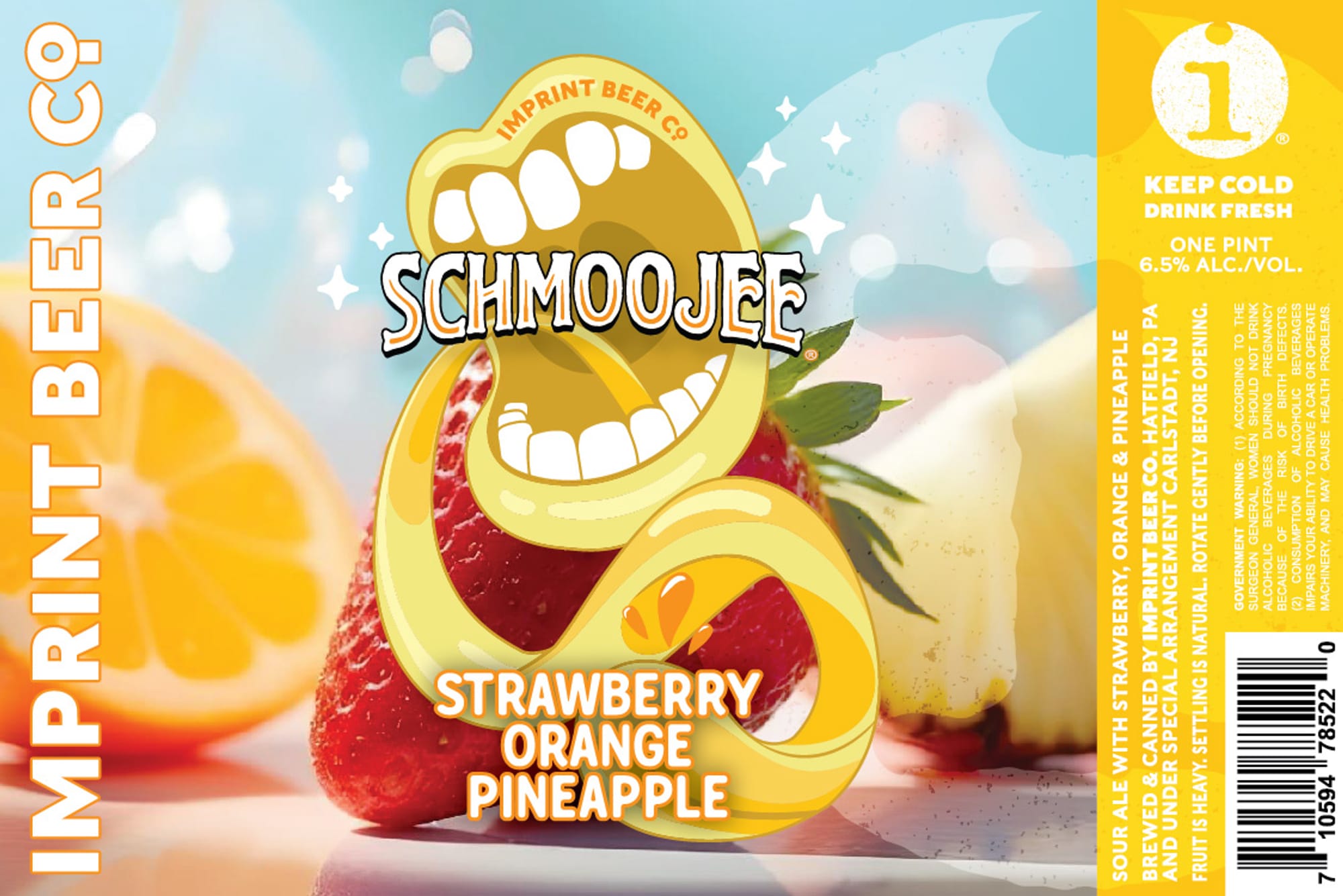 Schmoojee by Imprint Beer Co. - beer label