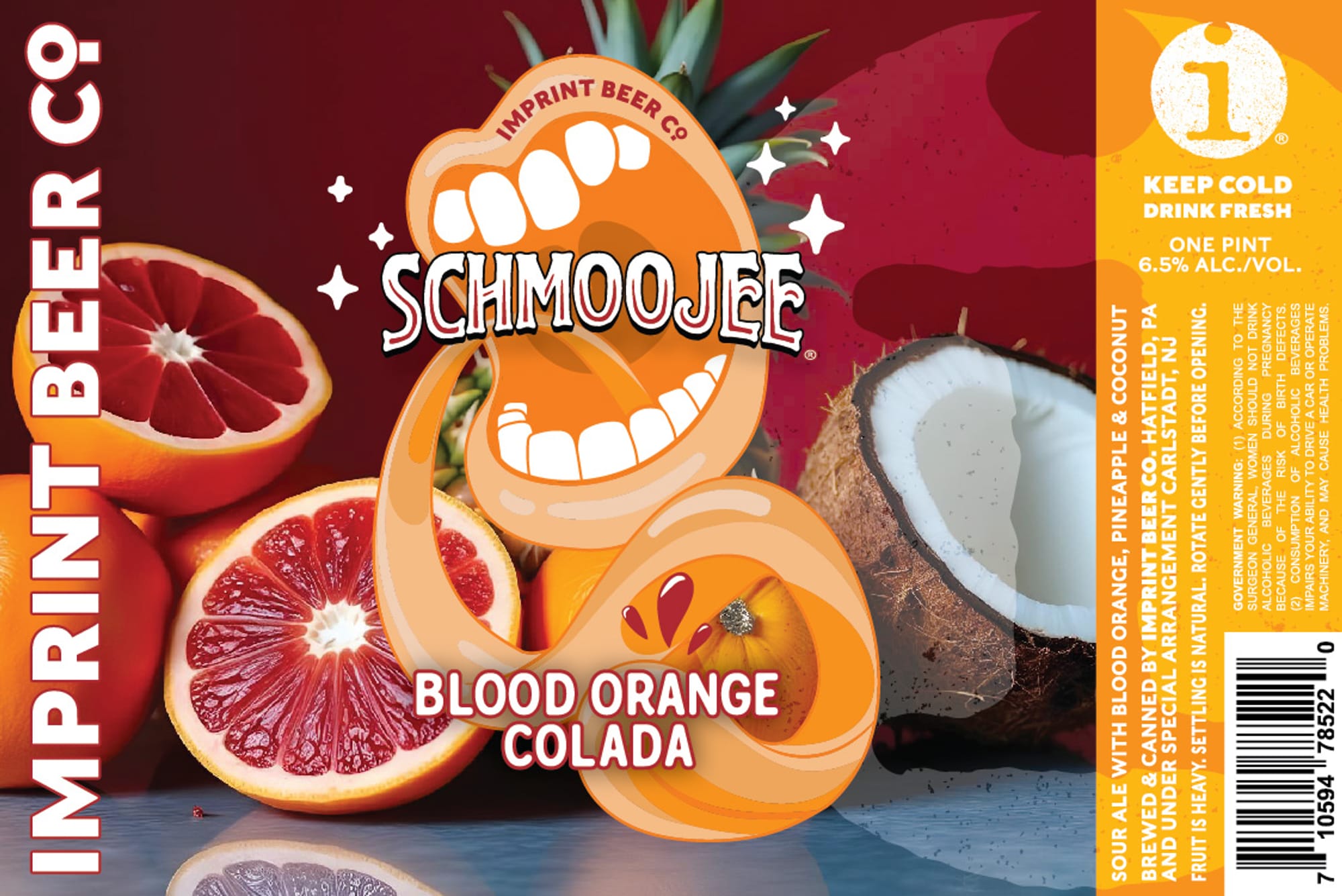 Schmoojee by Imprint Beer Co. - beer label
