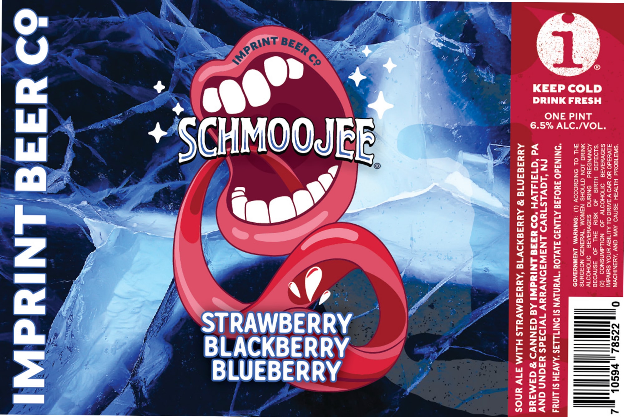 Schmoojee by Imprint Beer Co. - beer label