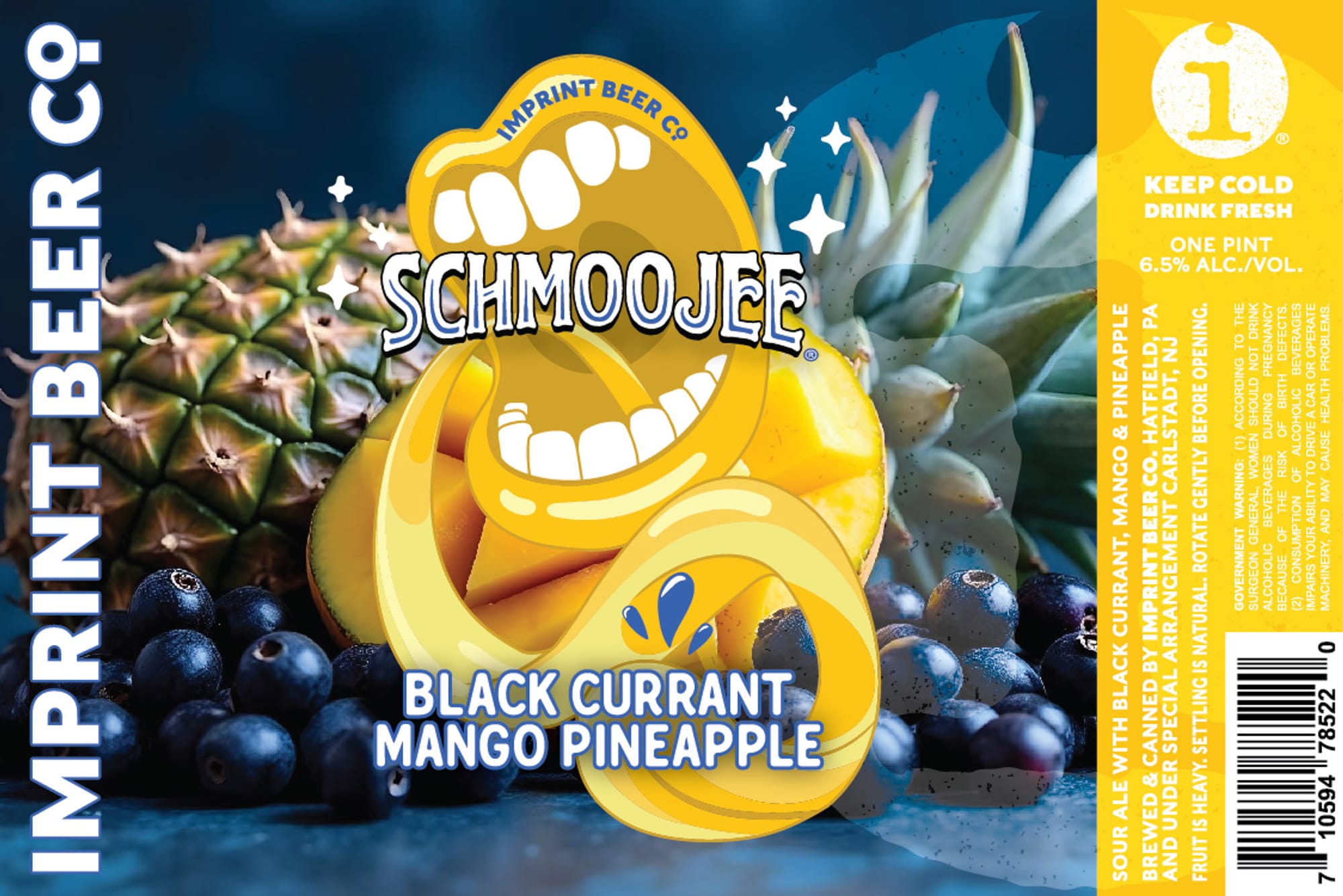 Schmoojee by Imprint Beer Co. - beer label