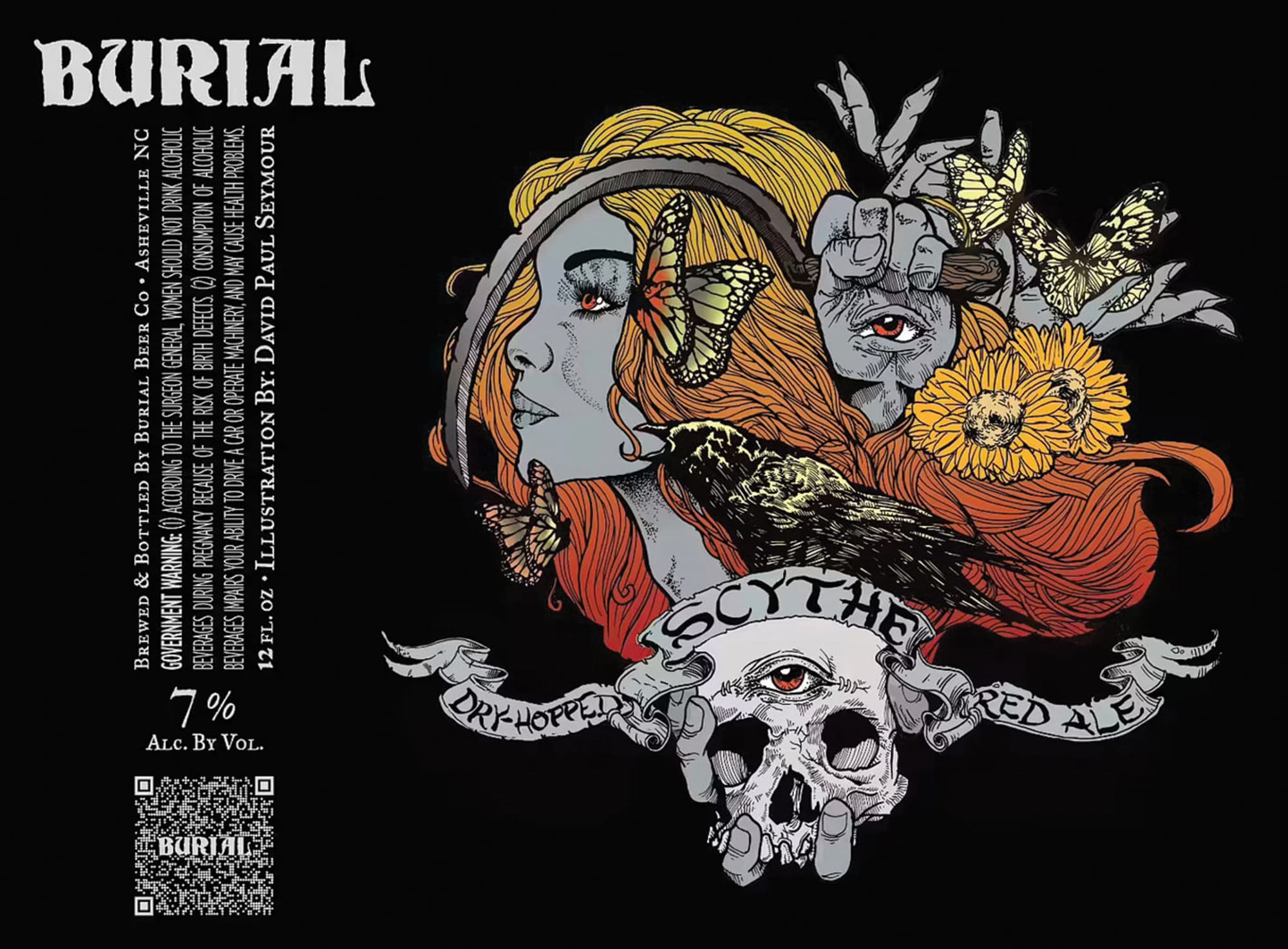 Scythe by Burial Beer Co. - beer label