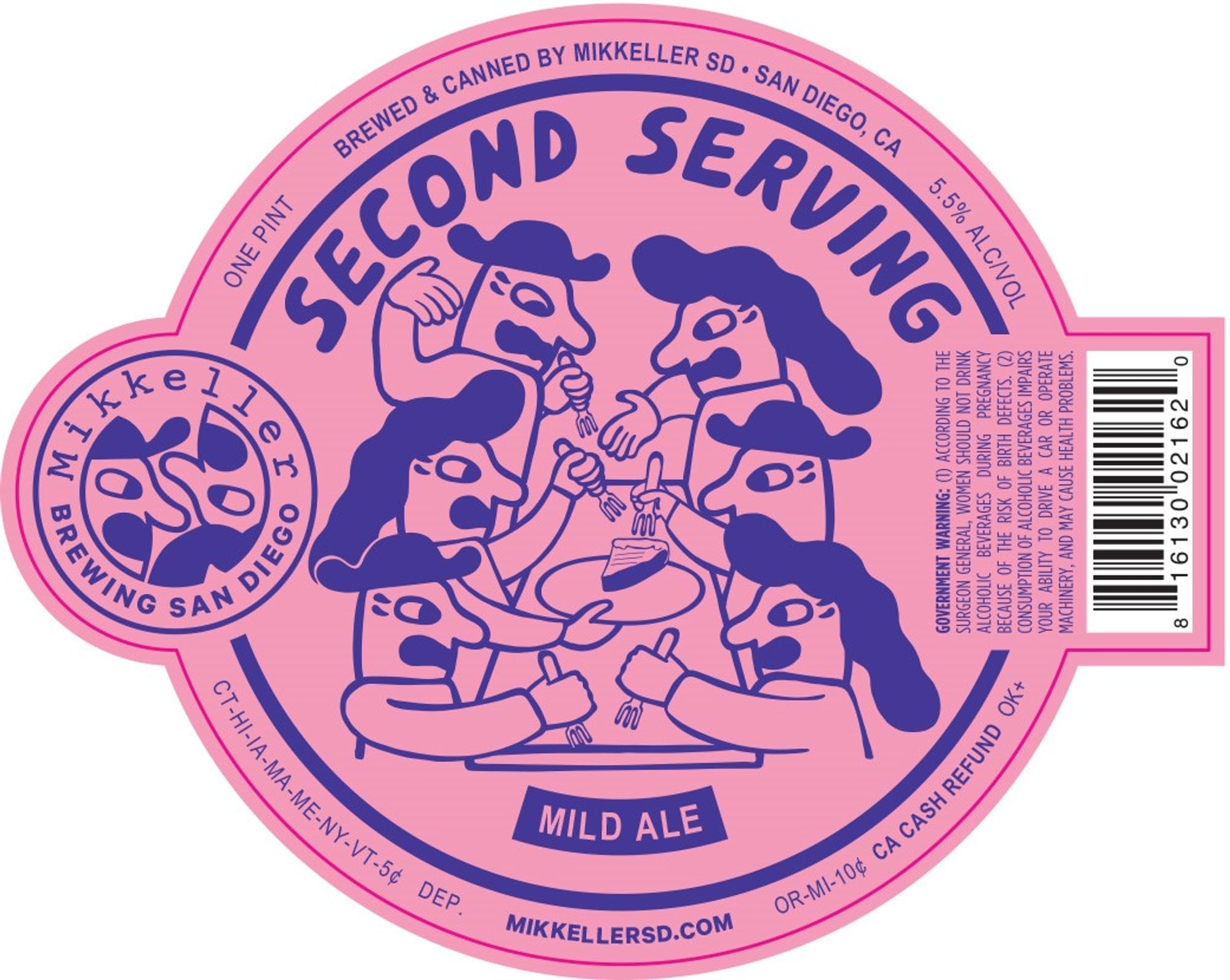 Second Serving by Mikkeller - beer label