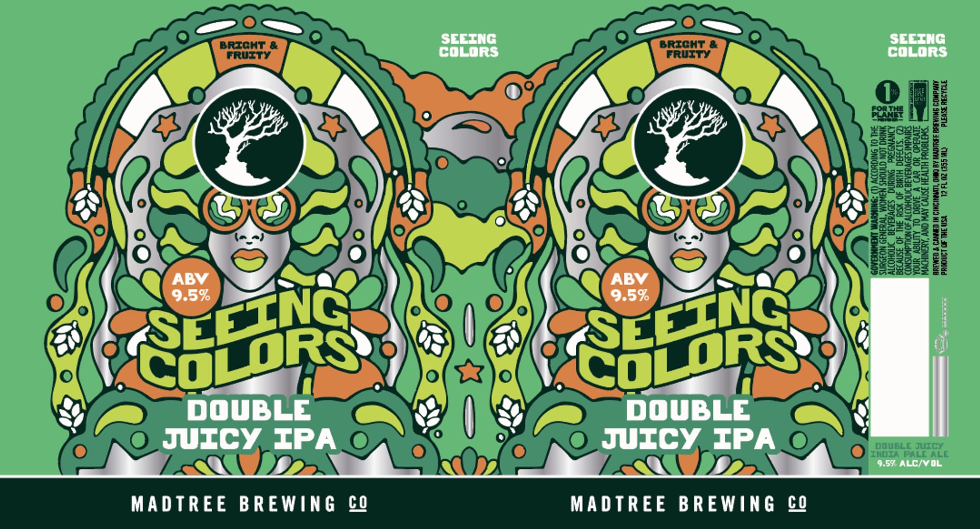 Seeing Colors by MadTree Brewing Co. - beer label