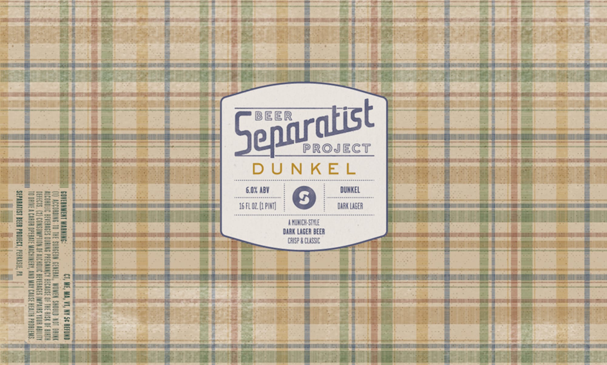 Dunkel by Separatist Beer Project - beer label