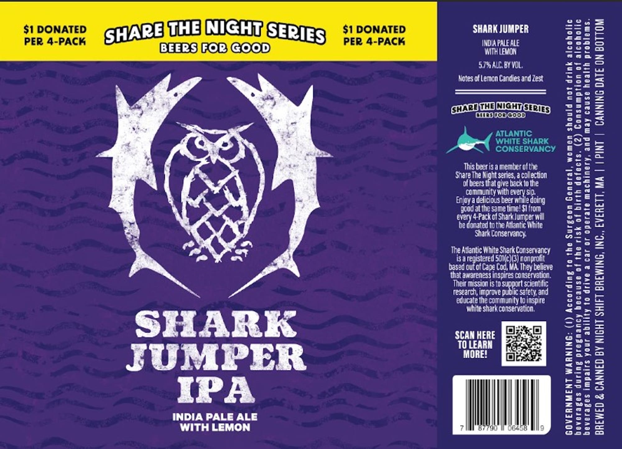 Shark Jumper by Atlantic Brewing Company - beer label