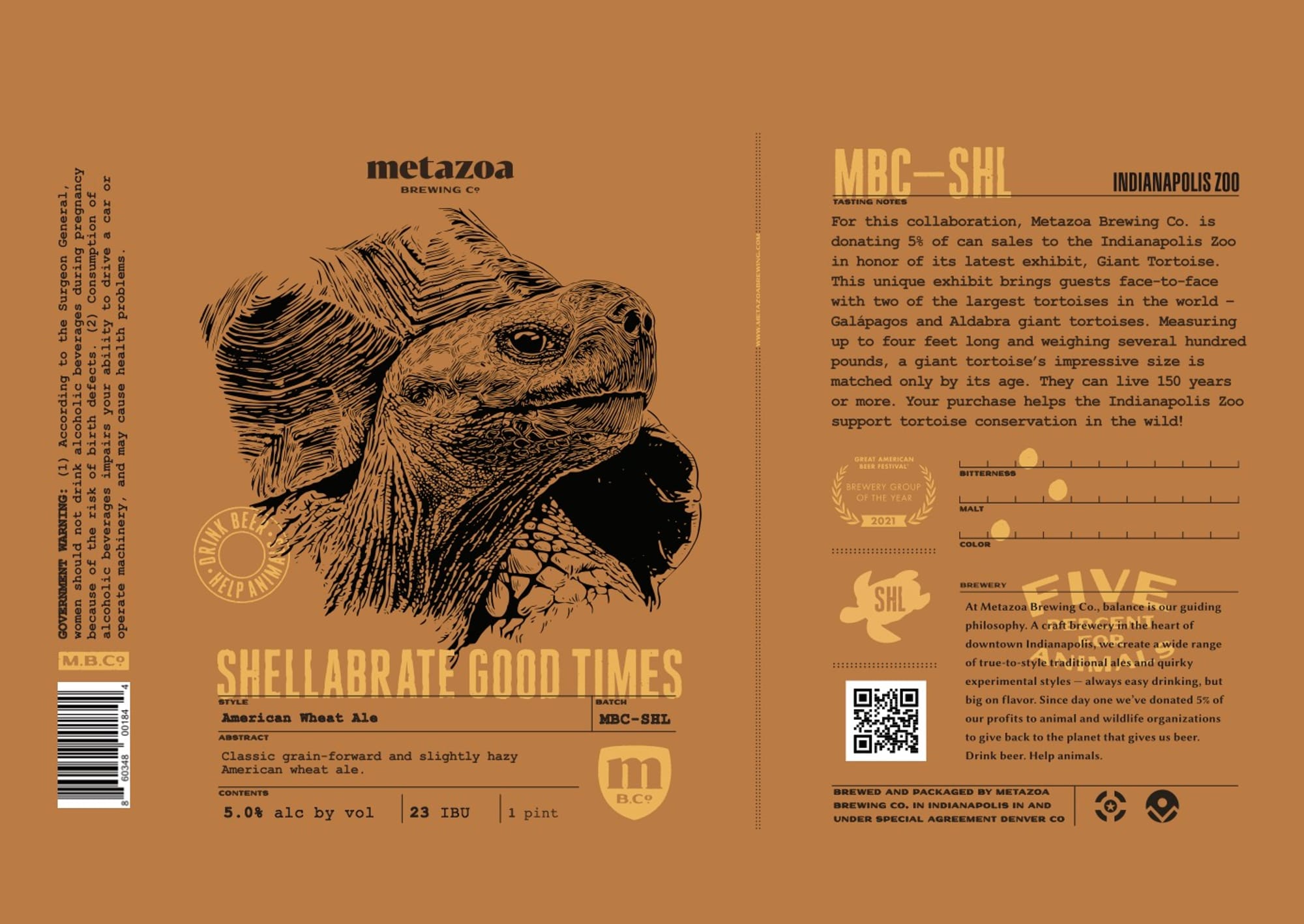 Shellabrate Good Times by Metazoa Brewing Co. - beer label