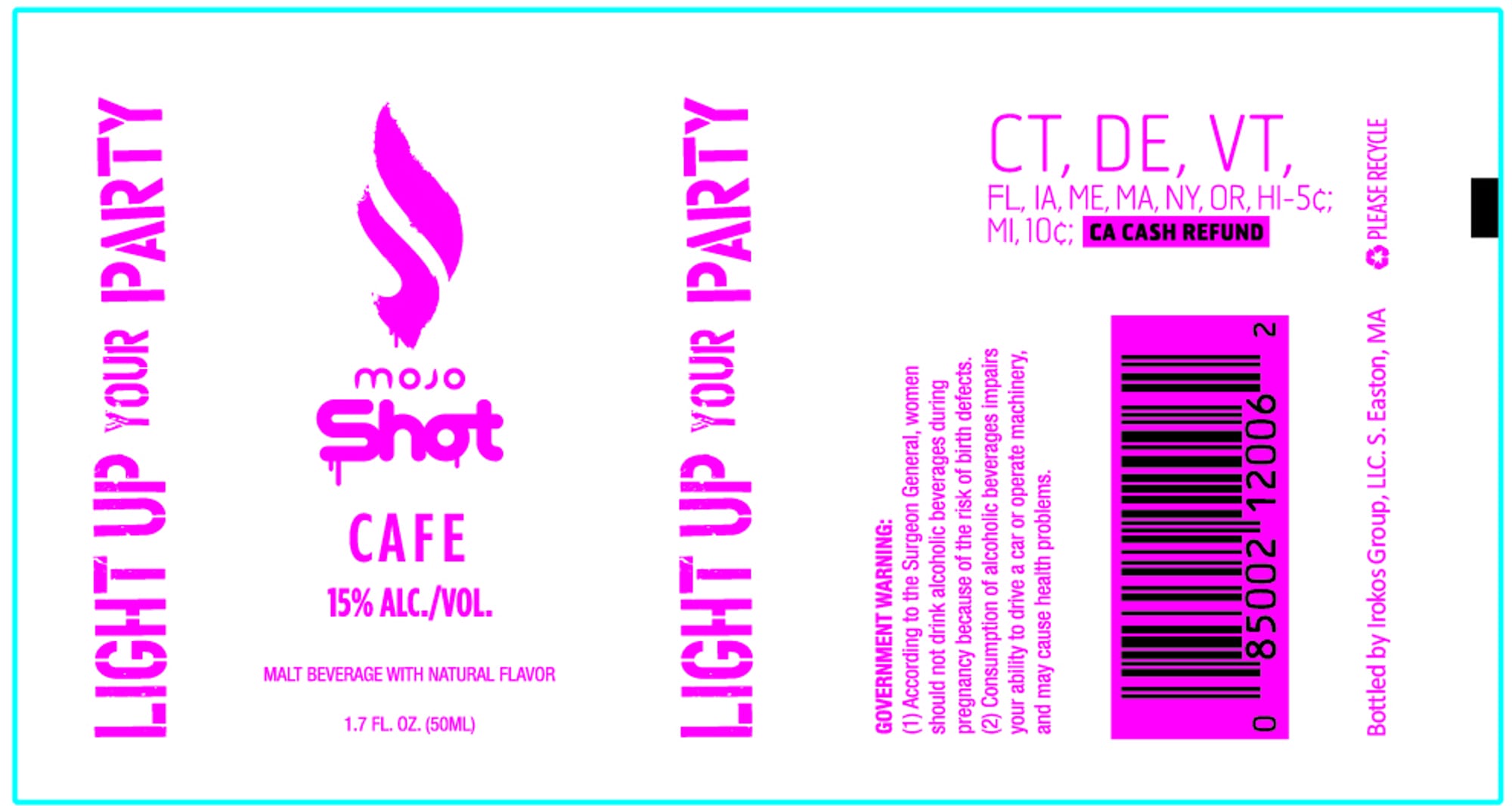 Shot Caller Cafe by Irokos Group, LLC - beer label