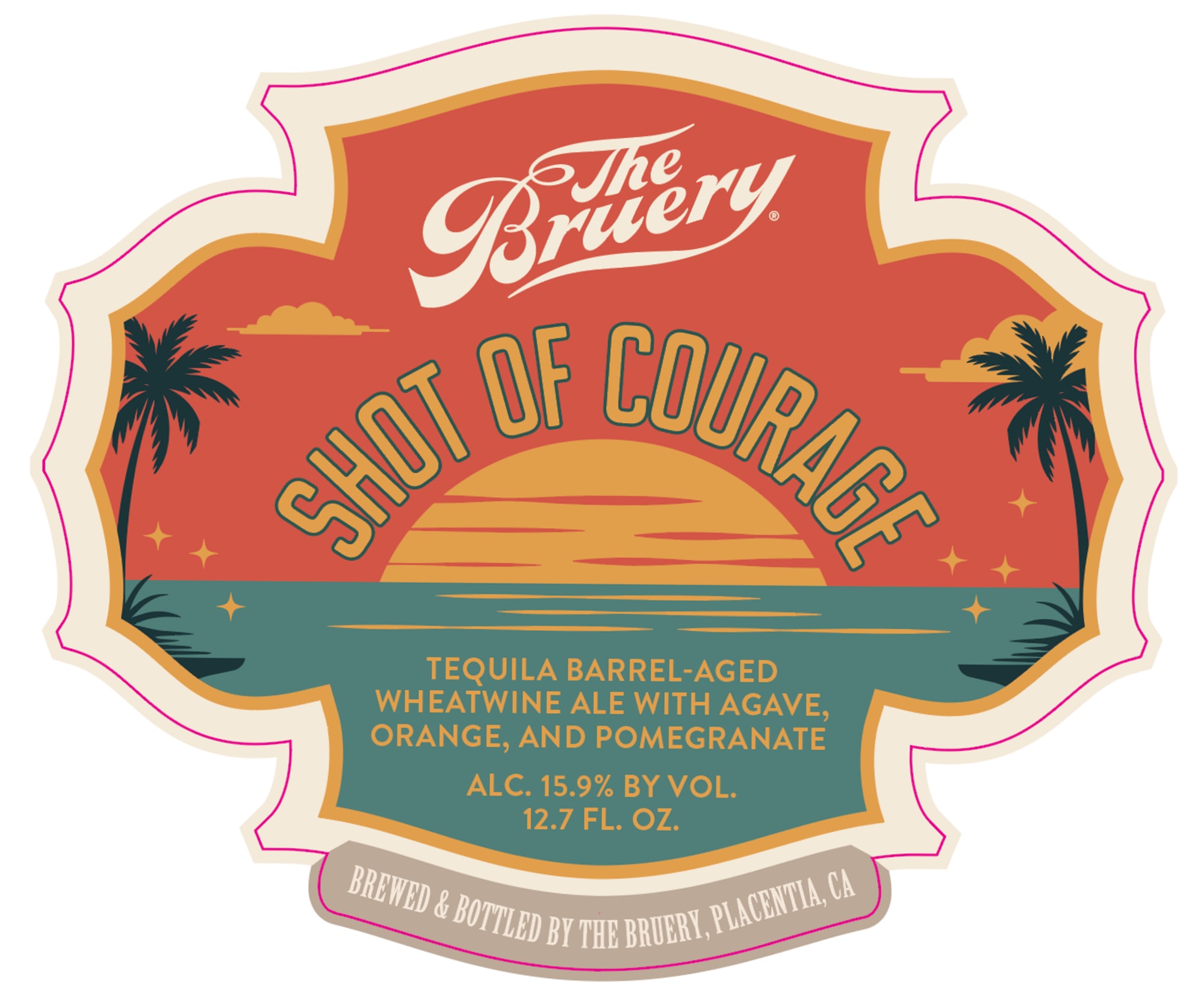 Shot of Courage by The Bruery - beer label