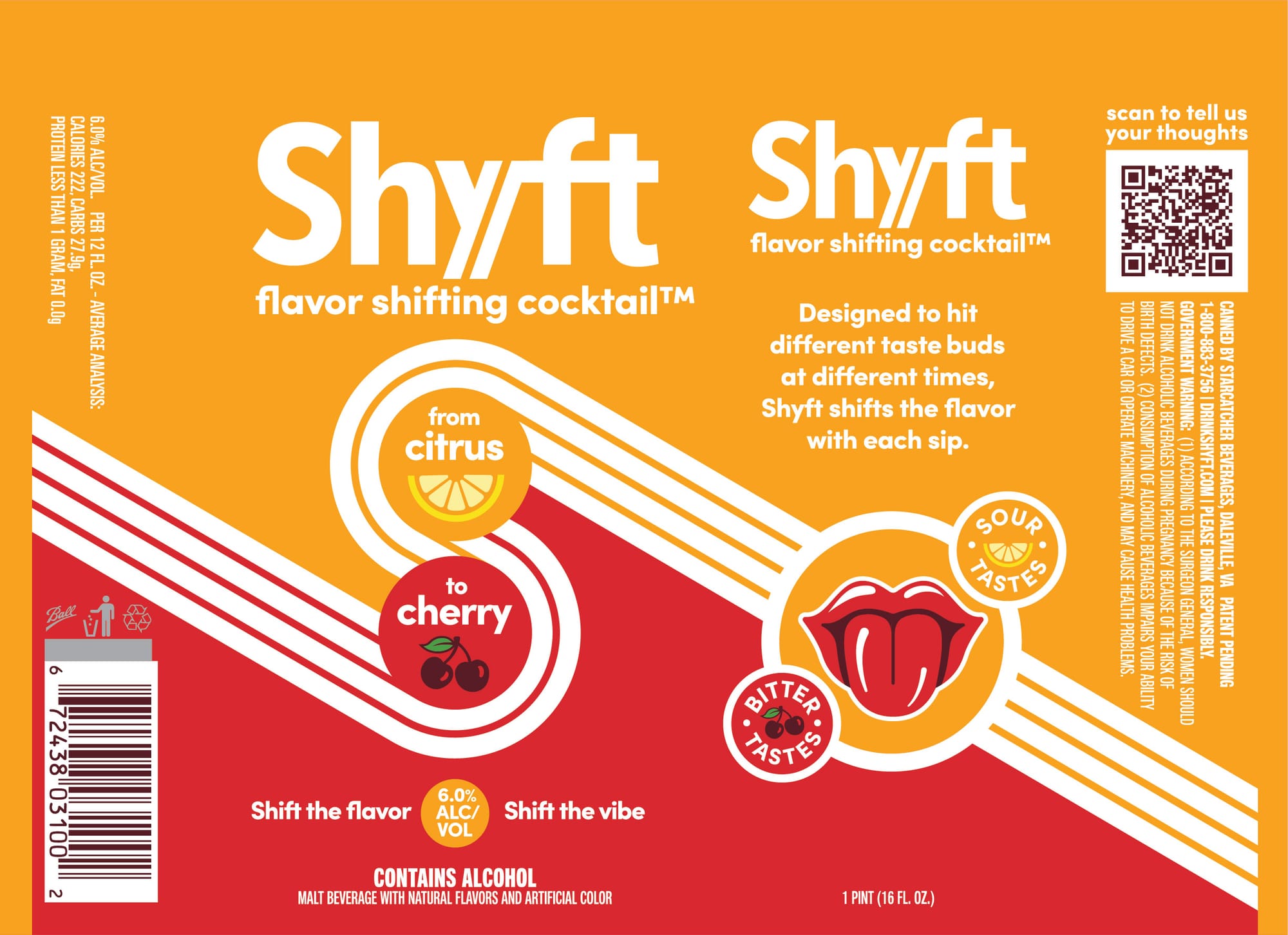 Shyft by Starcut Ciders - beer label