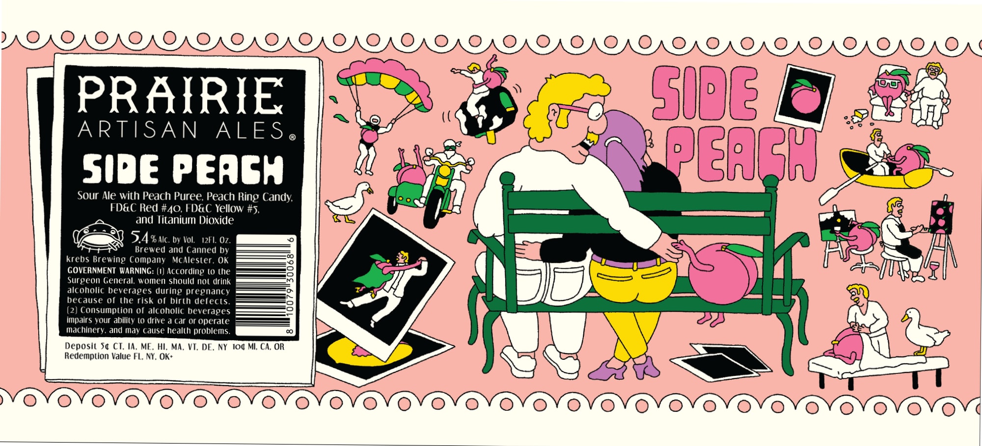 Side Peach by Prairie Artisan Ales - beer label