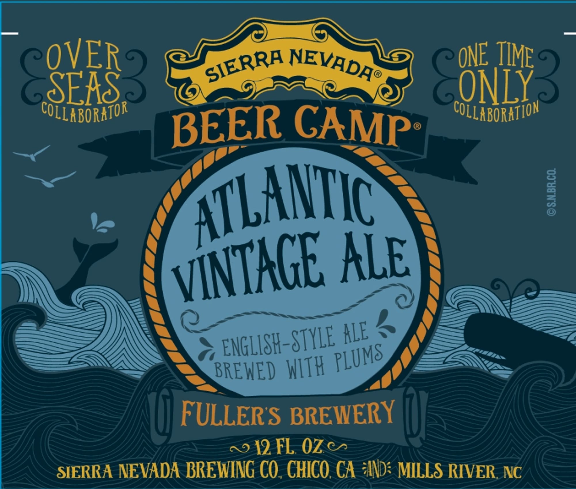 Atlantic Vintage Ale by Sierra Nevada Brewing Co. - beer label