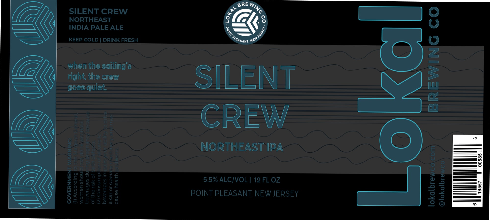 Silent Crew by Lokal Brewing Co. - beer label