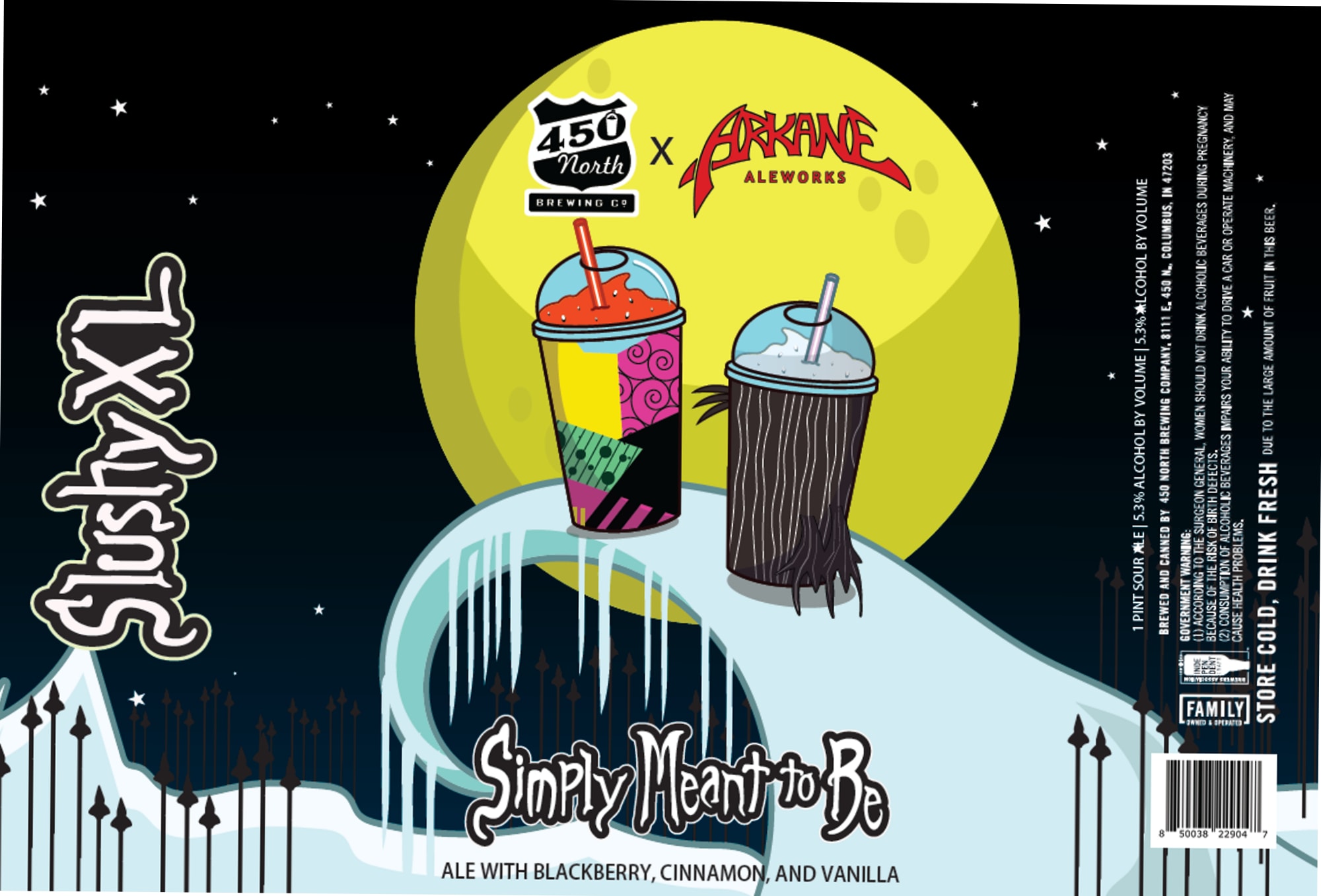 Simply Meant to Be by Arkane Aleworks - beer label