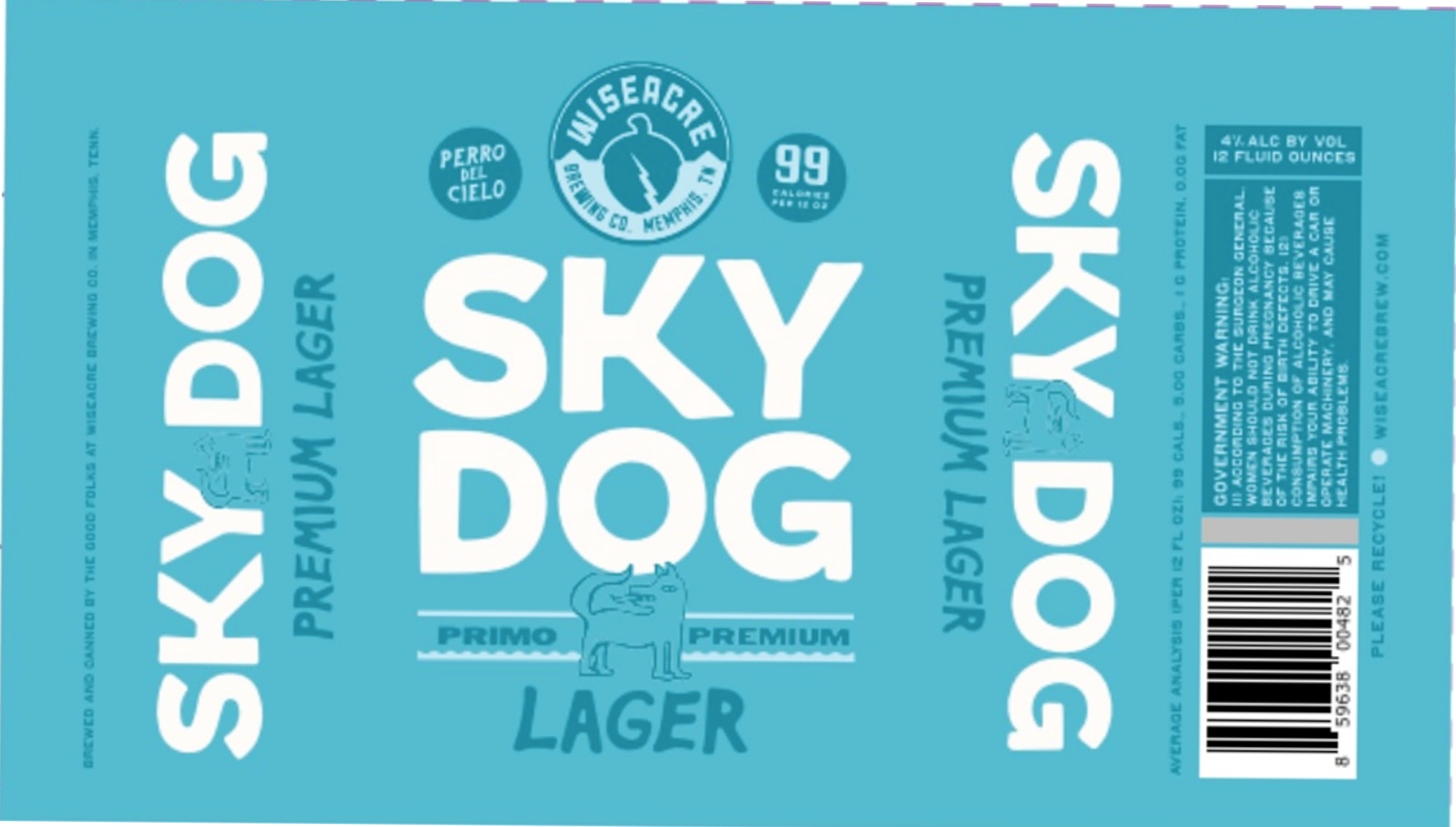 Sky Dog by Wiseacre Brewing Co. - beer label