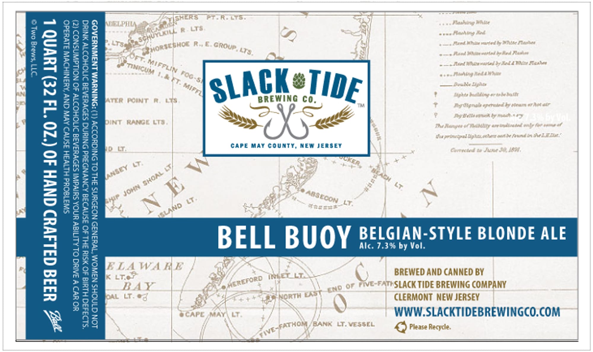 Bell Buoy by Slack Tide Brewing Co. - beer label