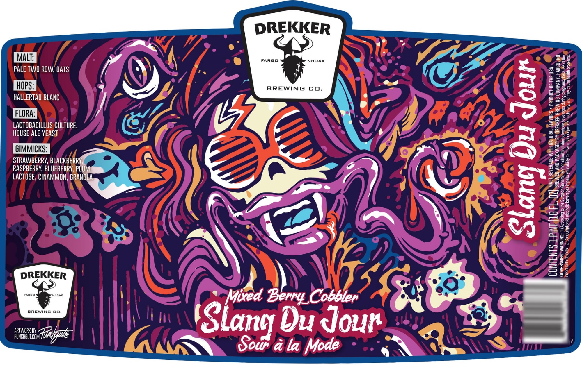 Slang Du Jour by Drekkër Brewing Co. - beer label