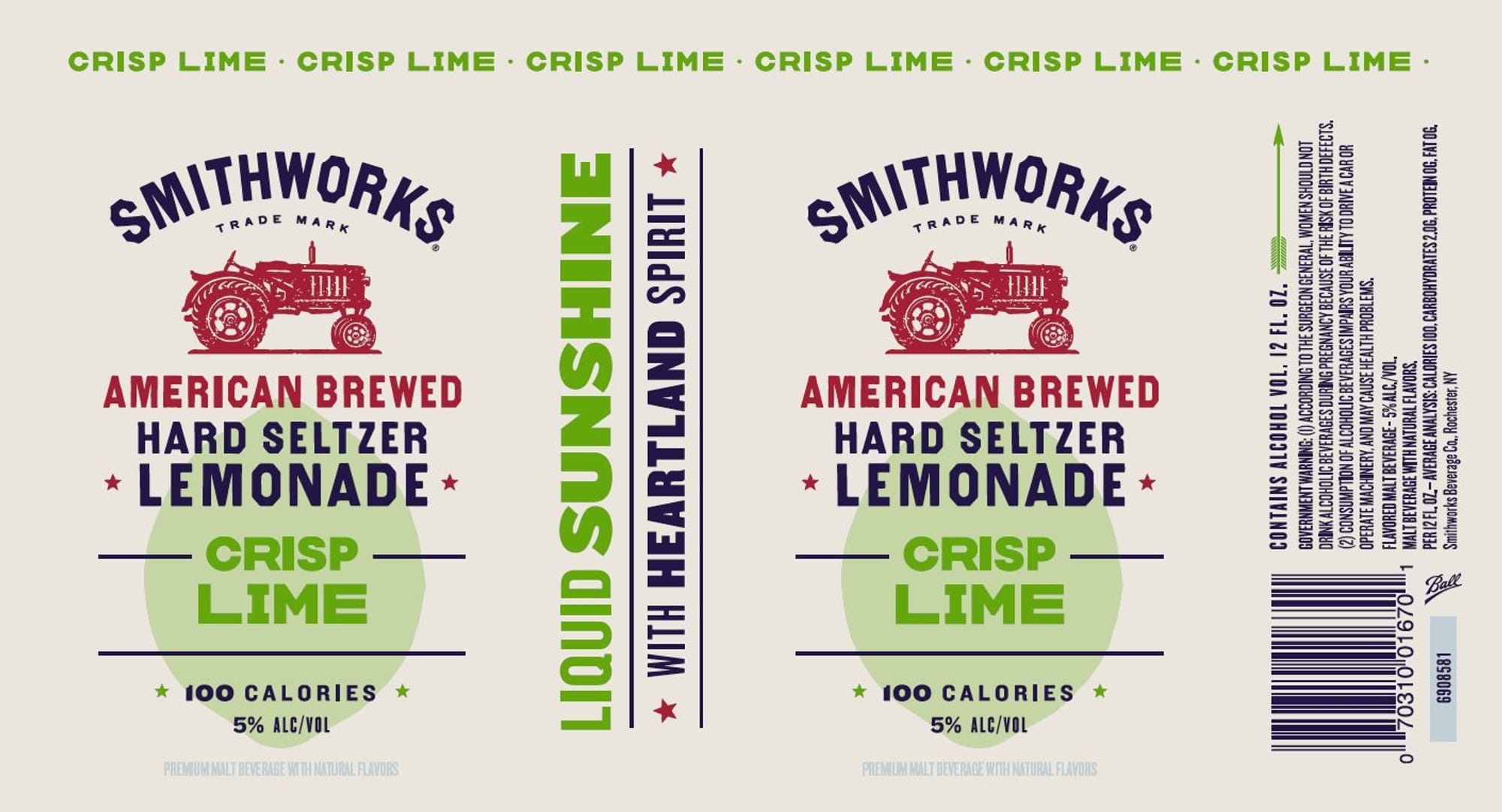 Liquid Sunshine by Smithworks - beer label