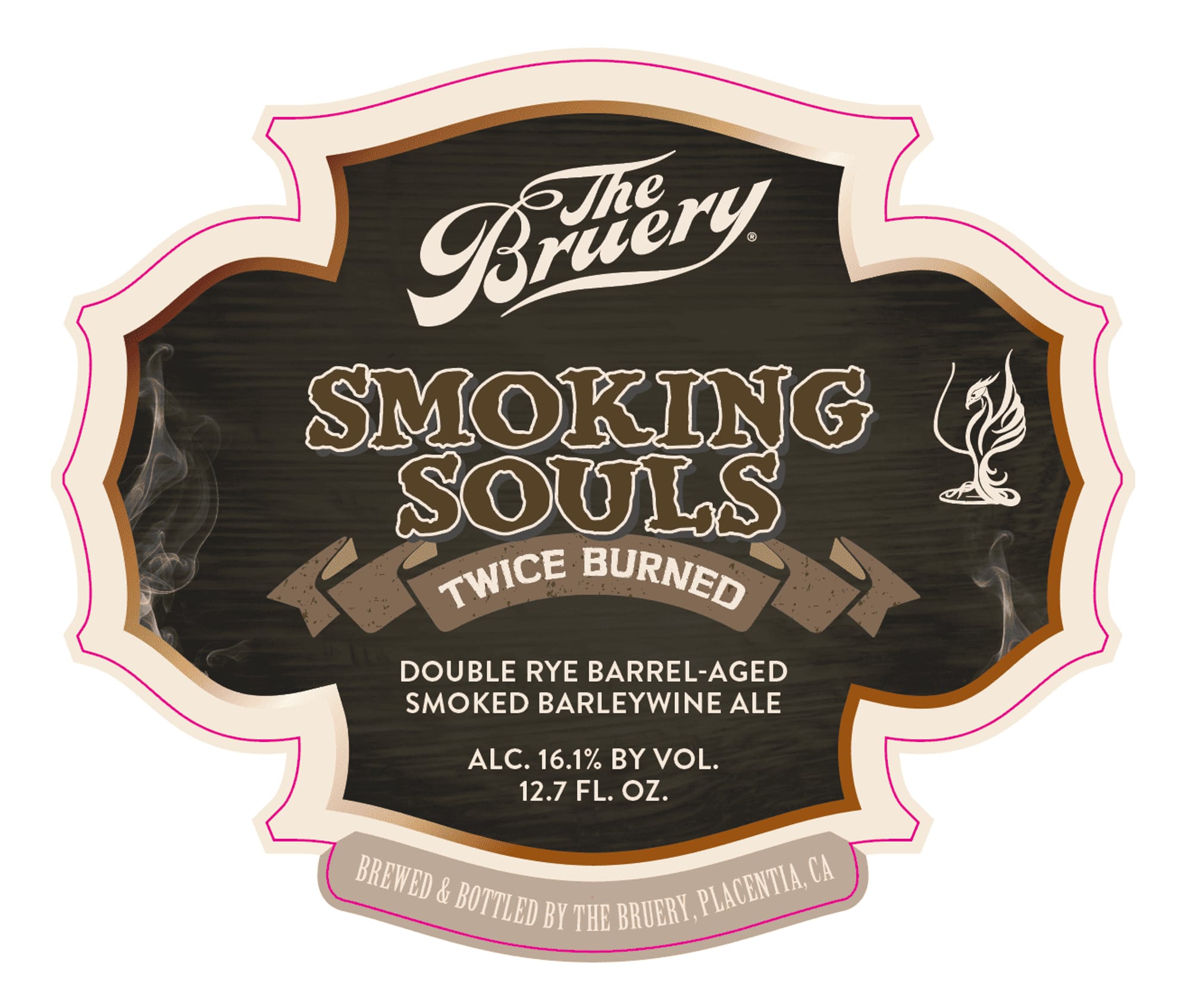 Smoking Souls Twice Burned by The Bruery - beer label