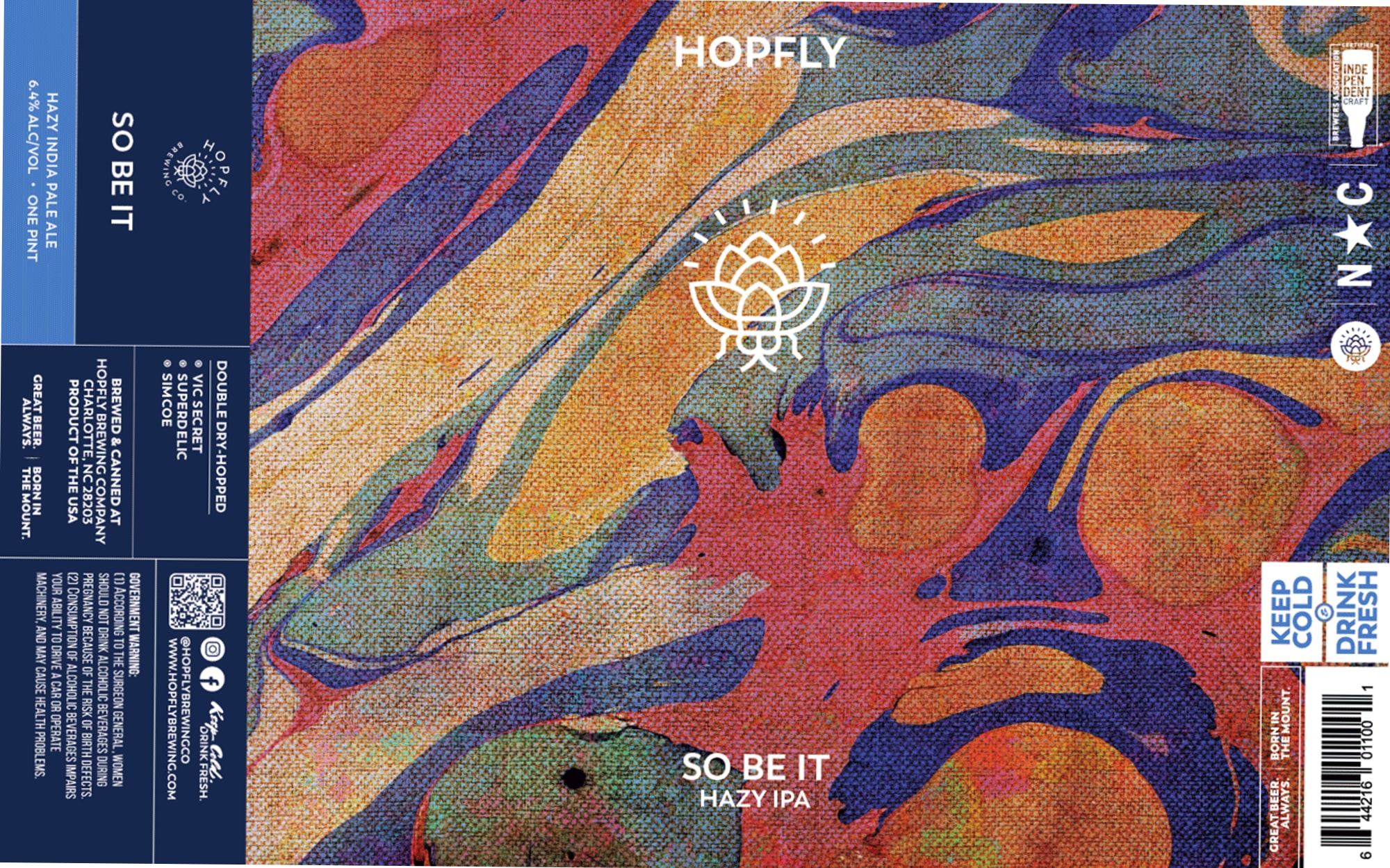 So Be It by Hopfly Brewing Company - beer label