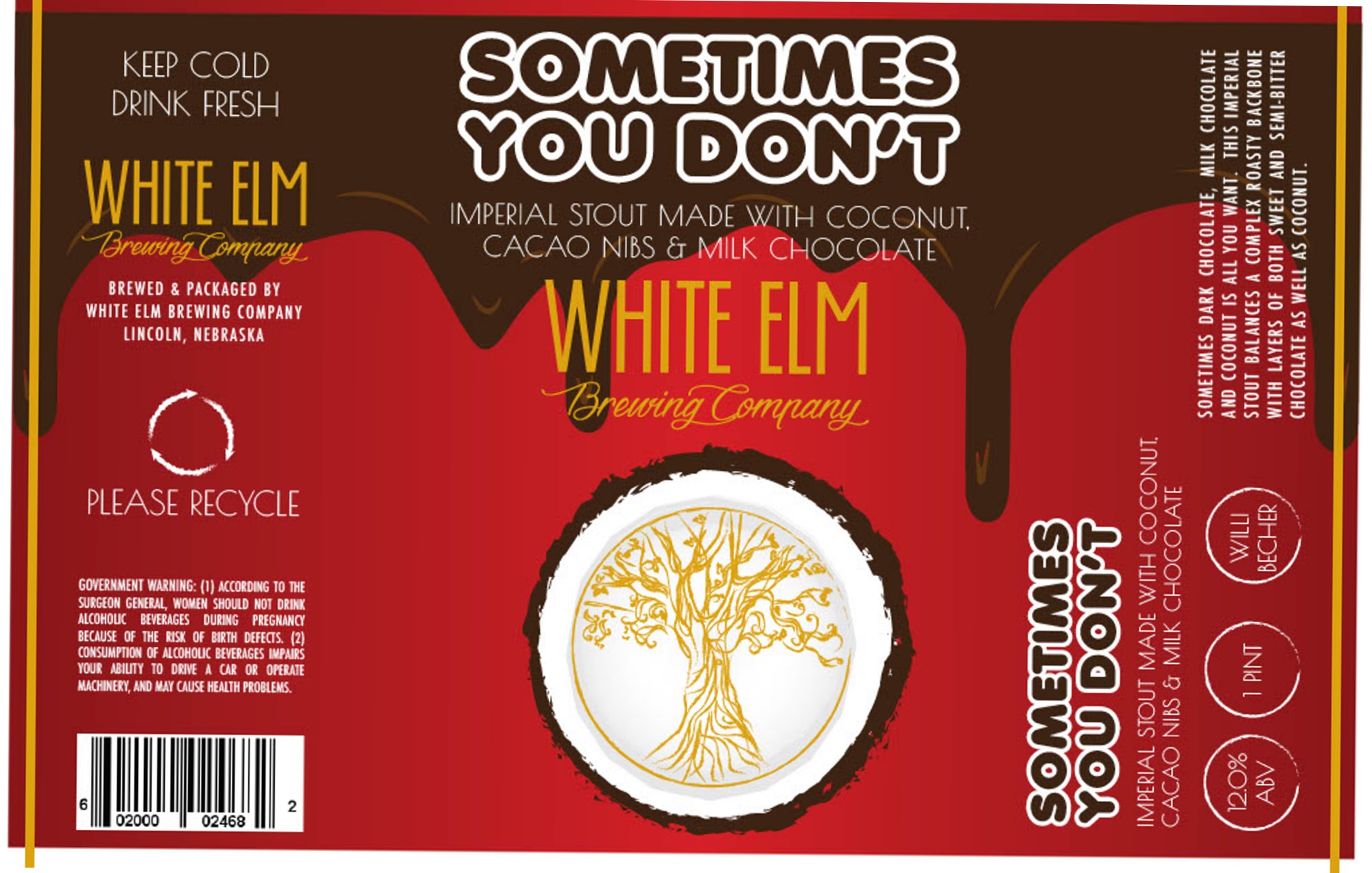 Sometimes You Don’t White Elm by White Elm Brewing Company - beer label