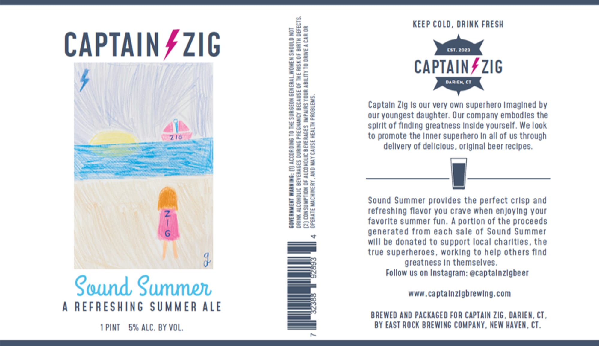 Sound Summer by Captain Zig Brewing - beer label