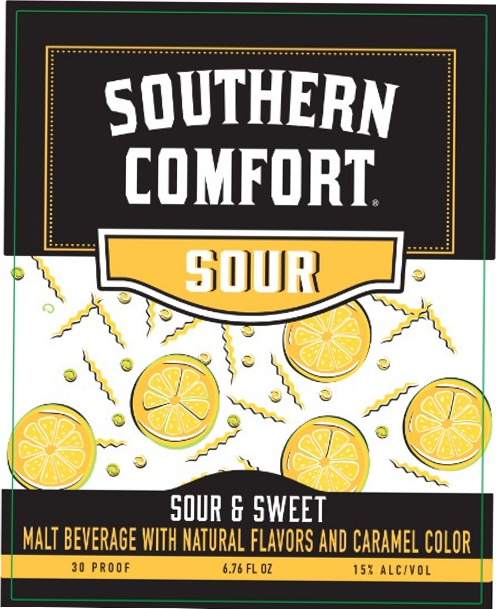 Sour by Southern Comfort - beer label