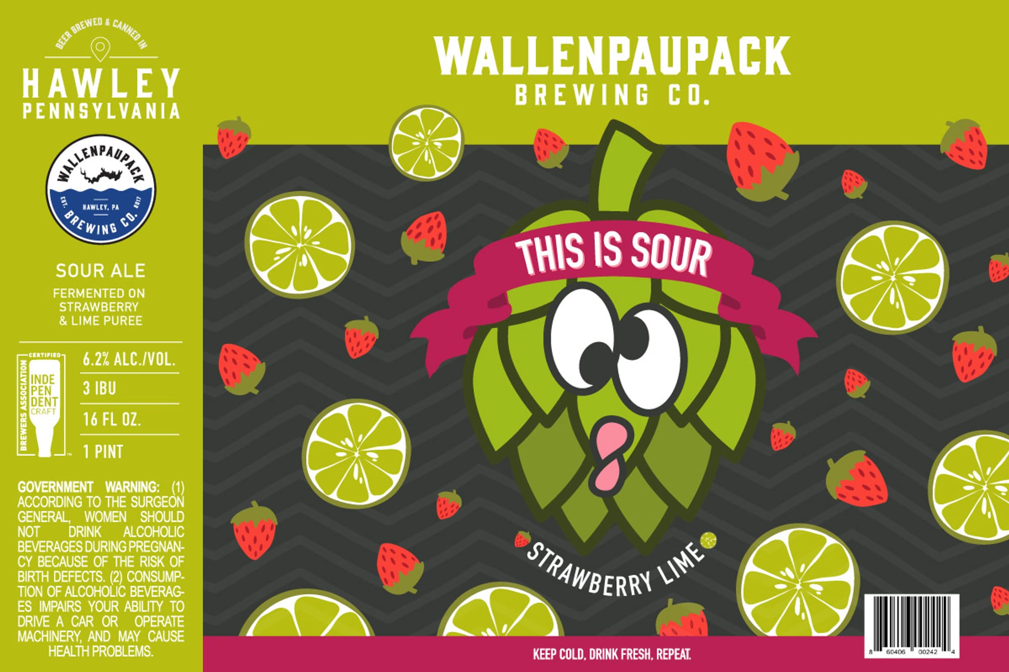 This Is Sour by Wallenpaupack Brewing Co. - beer label