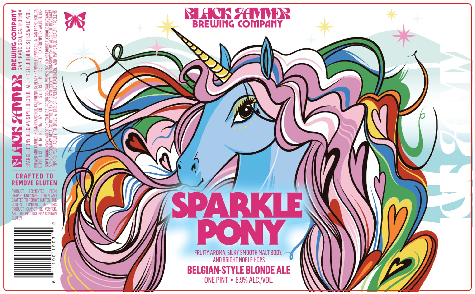 Sparkle Pony by Black Hammer Brewing Company - beer label