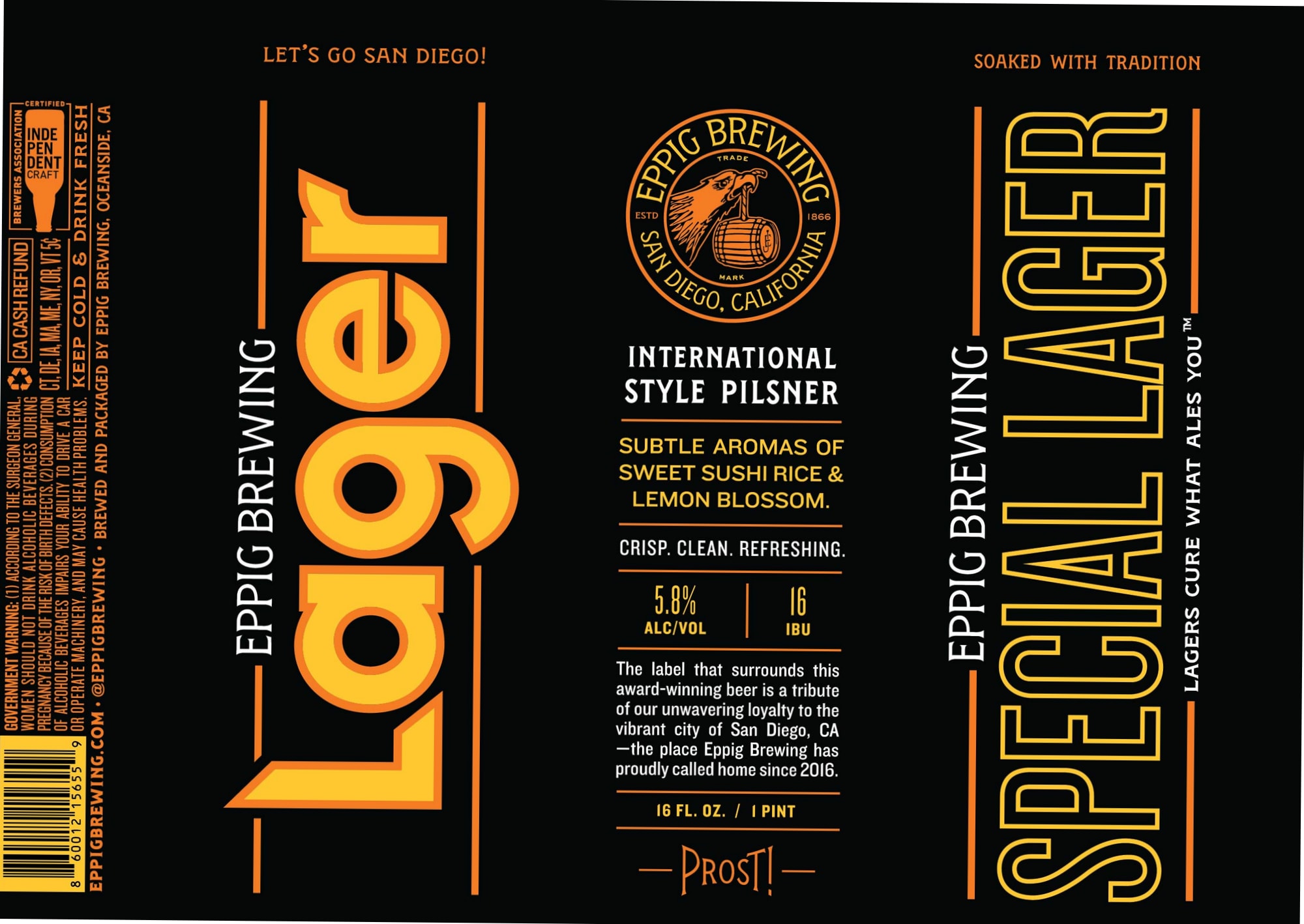 Special Lager by Eppig Brewing - beer label