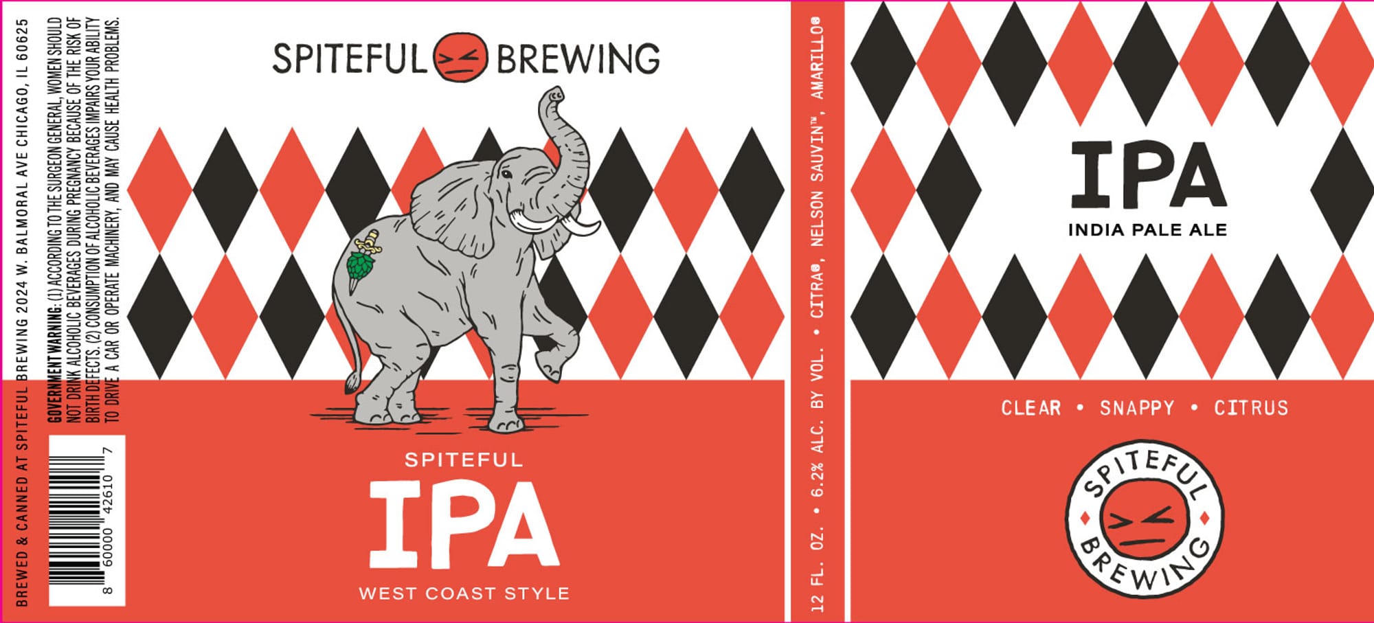 IPA by Spiteful Brewing - beer label