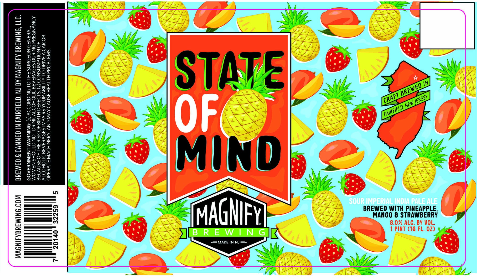State of Mind by Magnify Brewing - beer label