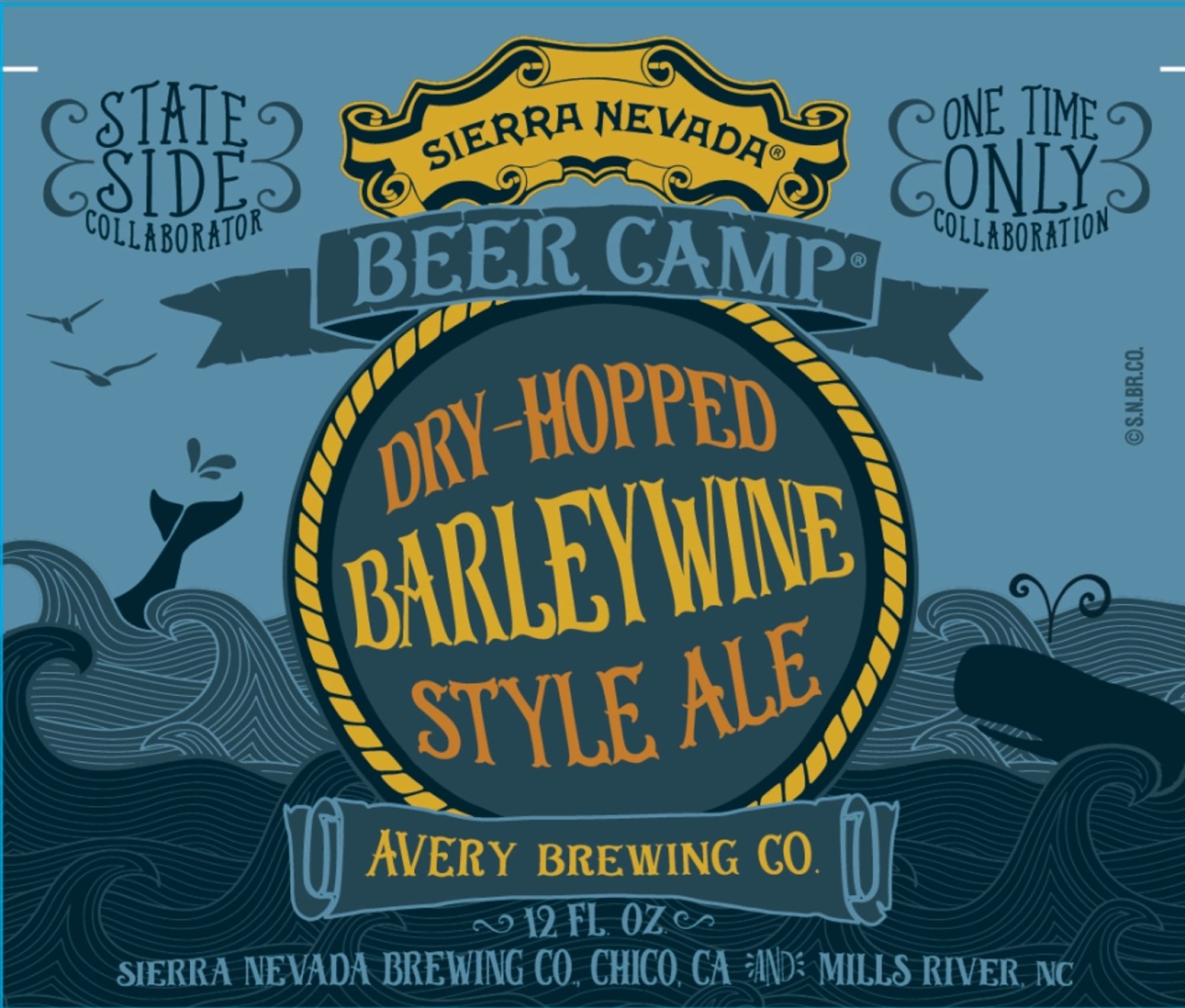 State & Side Collaborator by Sierra Nevada Brewing Co. - beer label