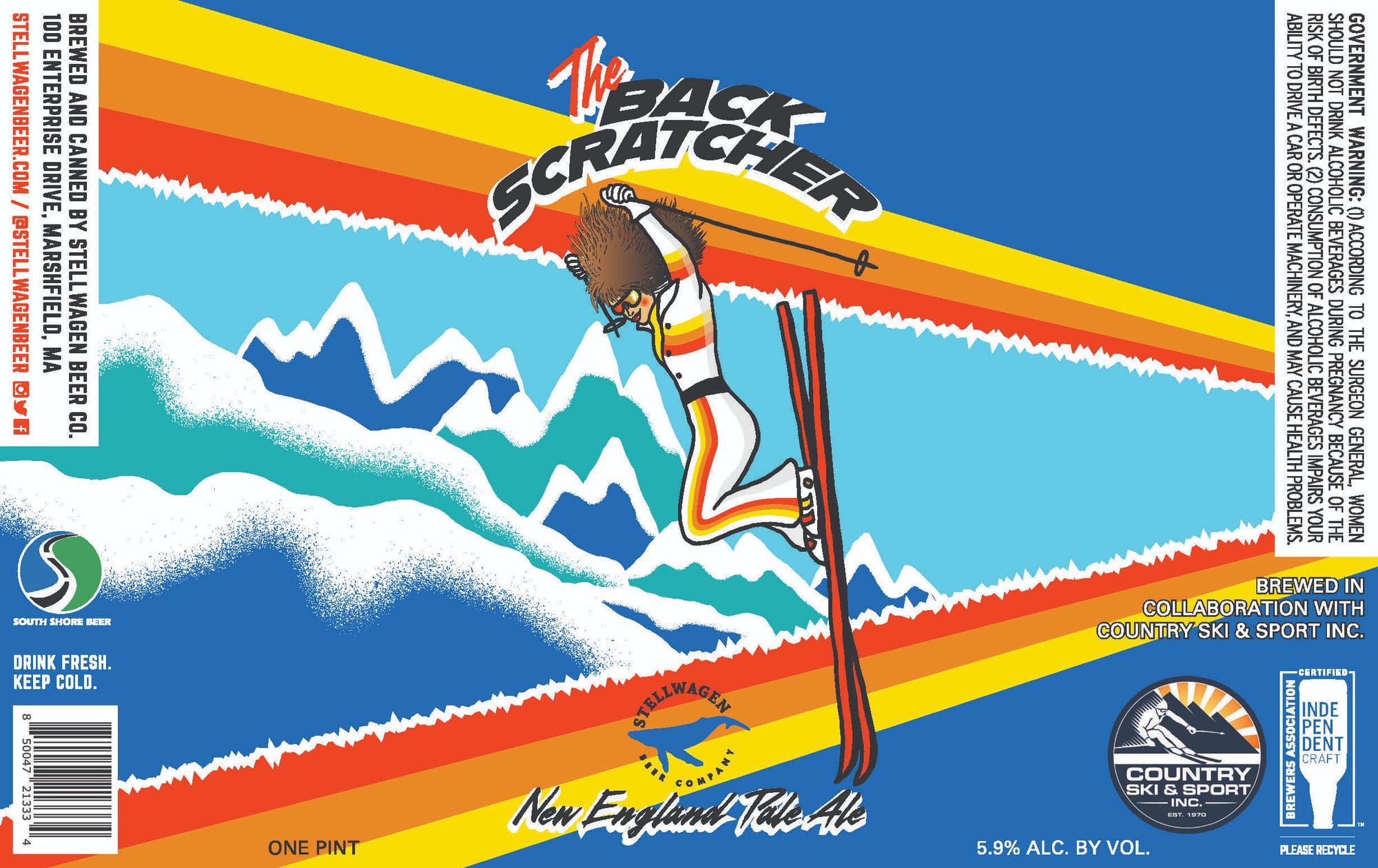 The Back Scratcher by Stellwagen Beer Co. - beer label