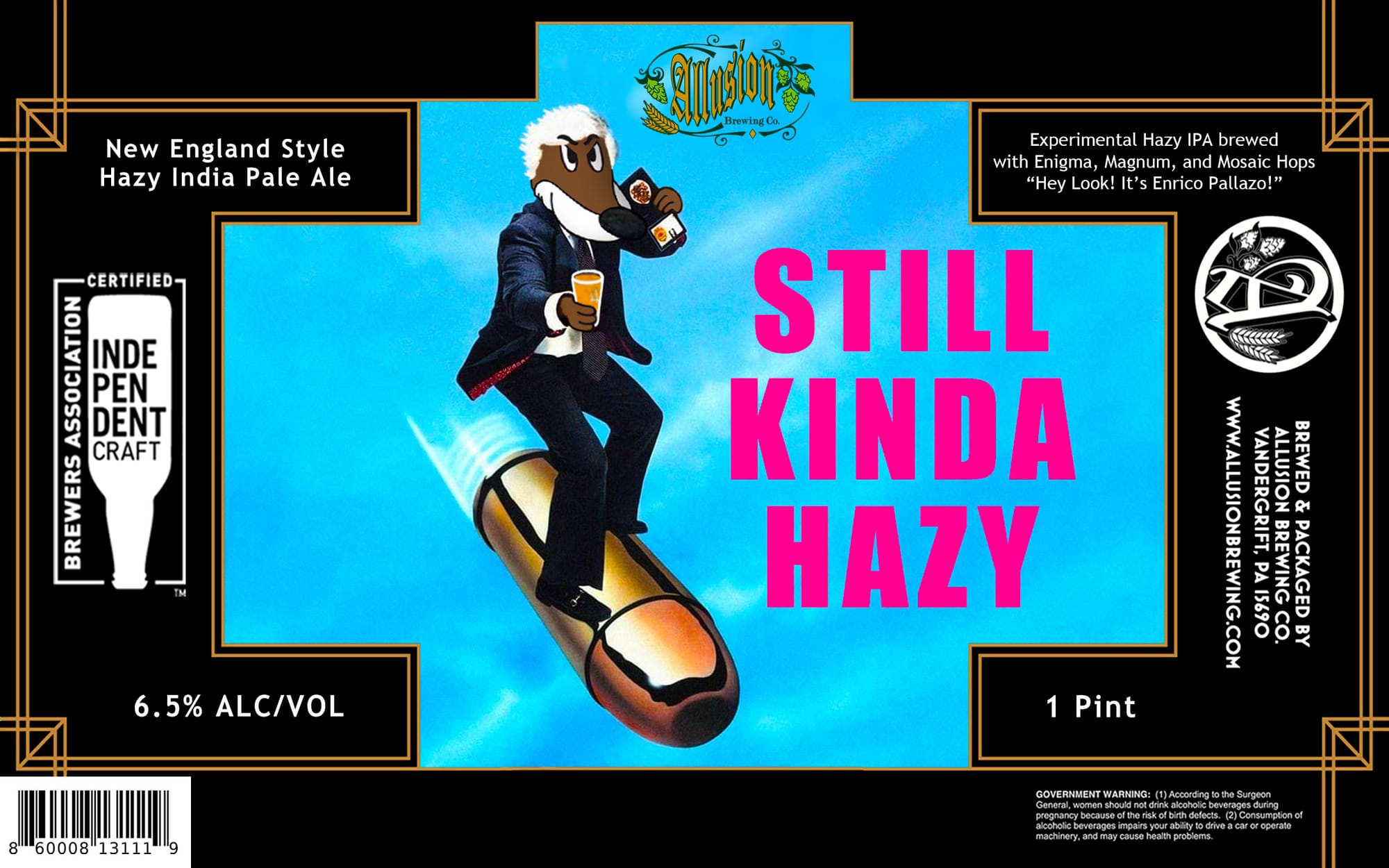 Still Kinda Hazy by Vandergraft Brewing Co. - beer label