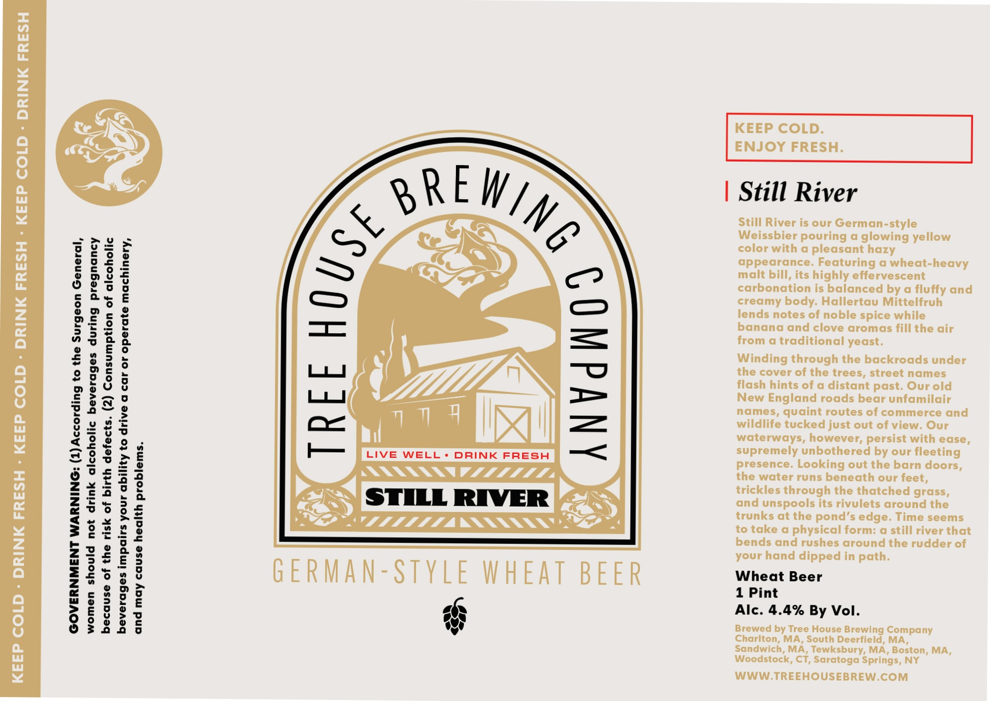 Still River by Tree House Brewing Company - beer label