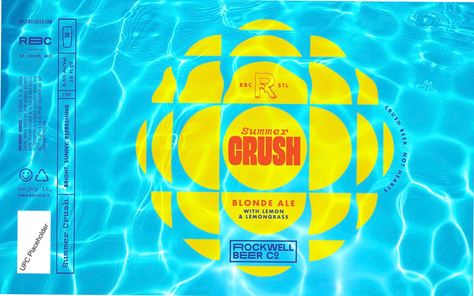 Summer Crush by Rockwell Beer Co. - beer label