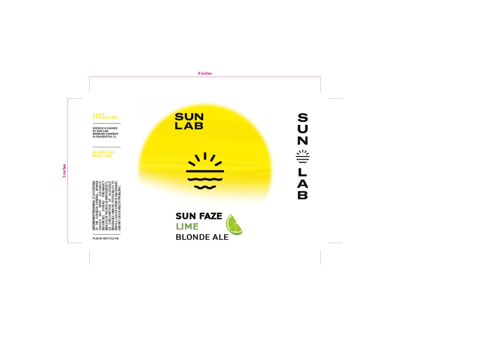 Sun Faze by Sun Lab - beer label
