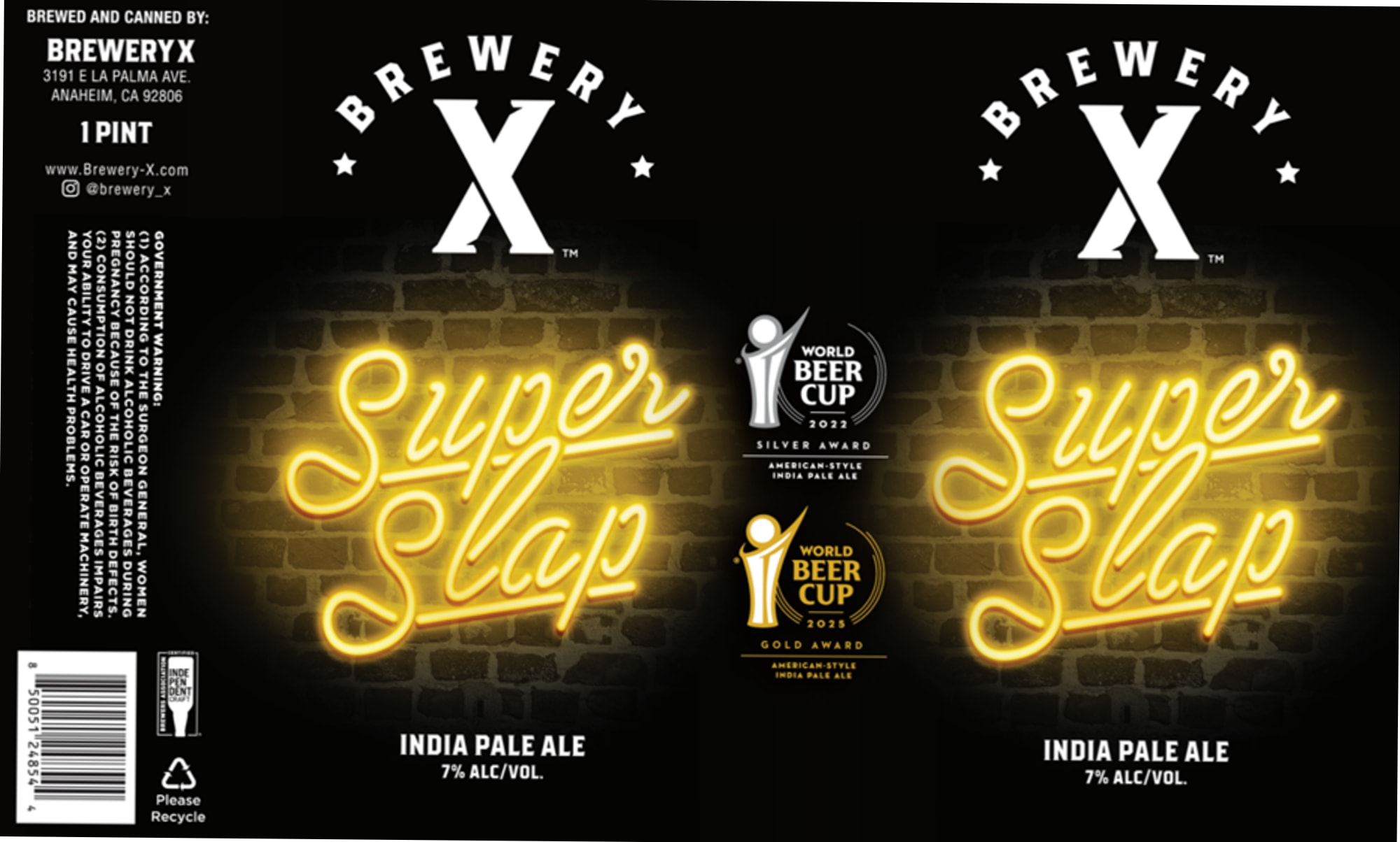 Super Slap by Brewery X - beer label