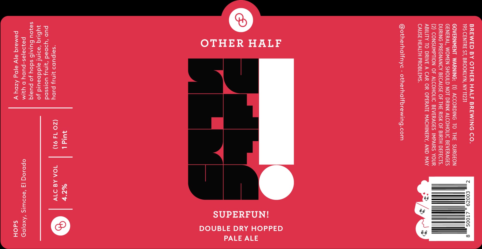 Superfun! by Other Half Brewing - beer label