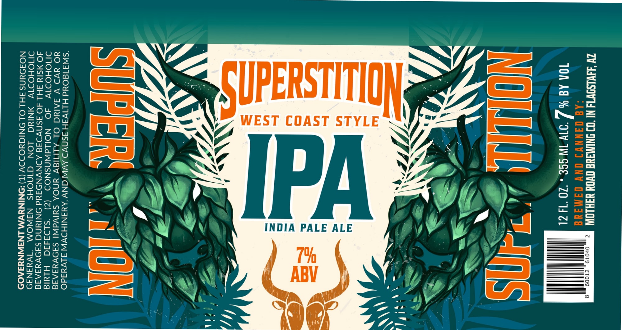 Superstition IPA by Superstition Meadery - beer label